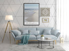 Poster | The Hamptons | Strand | Küstenlinie | Beachline - Roo's Gift Shop