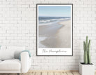 Poster | The Hamptons | Strand | Küstenlinie | Beachline - Roo's Gift Shop