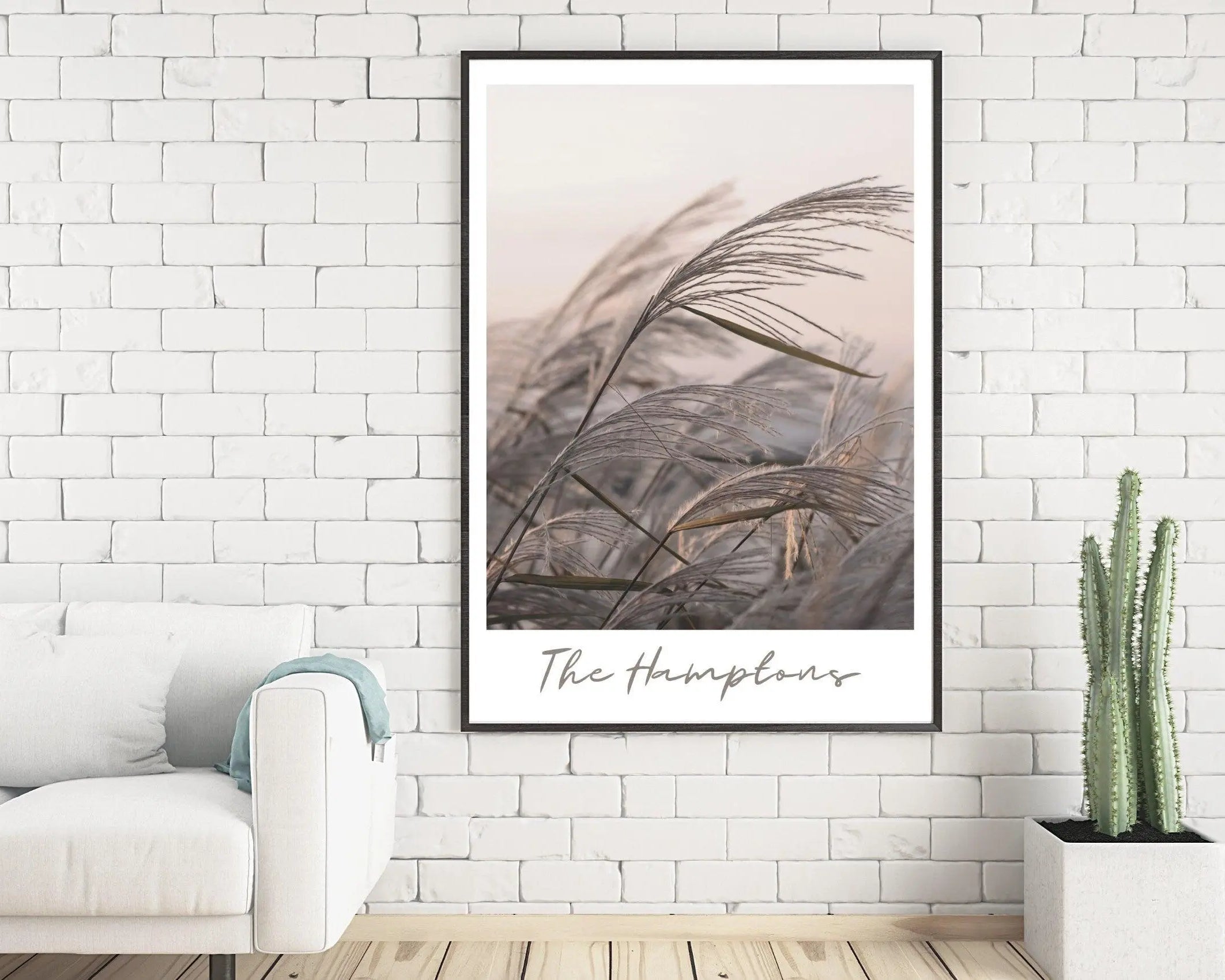 Poster | The Hamptons | Strandgras Gräser - Roo's Gift Shop