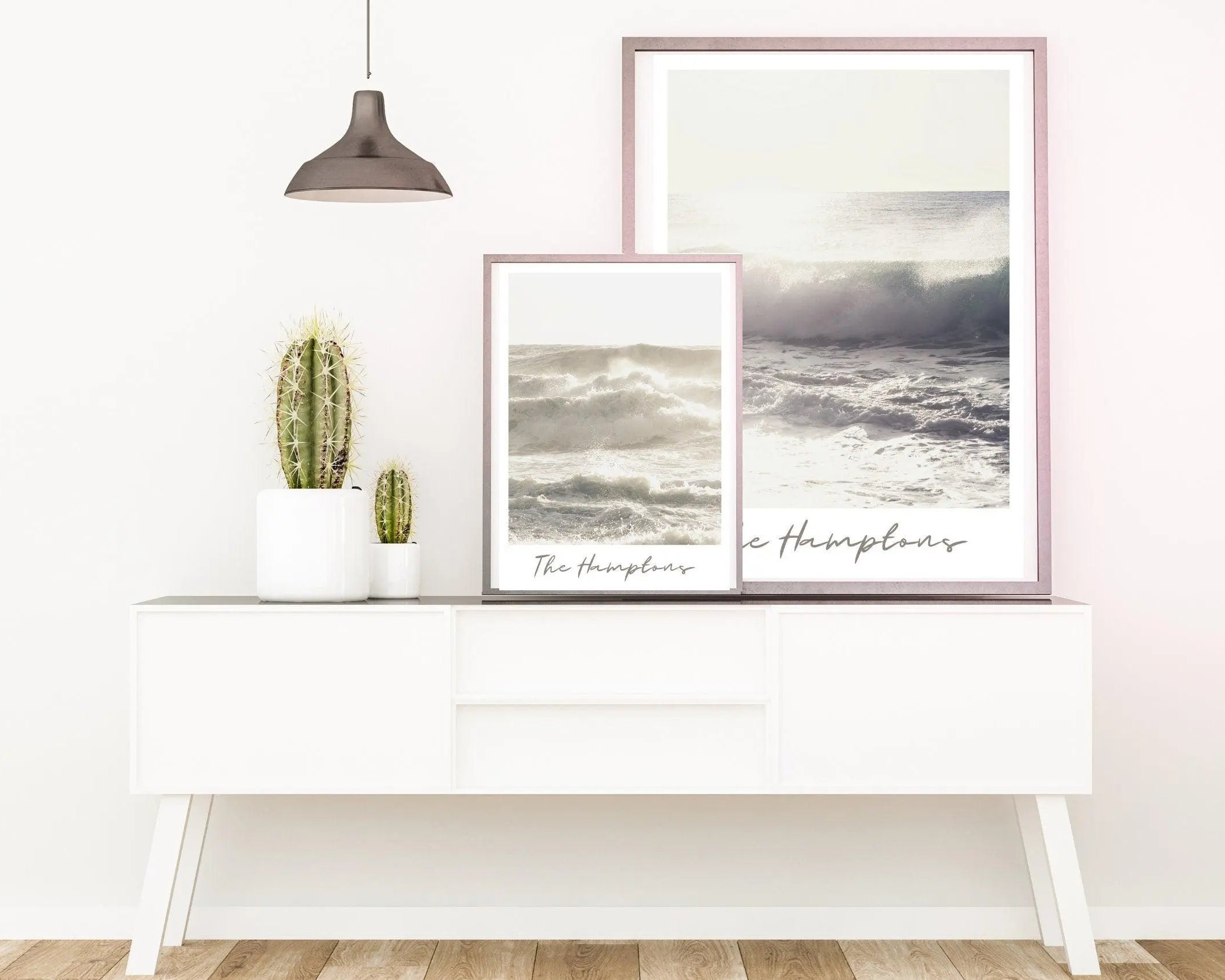 Poster | The Hamptons | Welle | Meer - Roo's Gift Shop