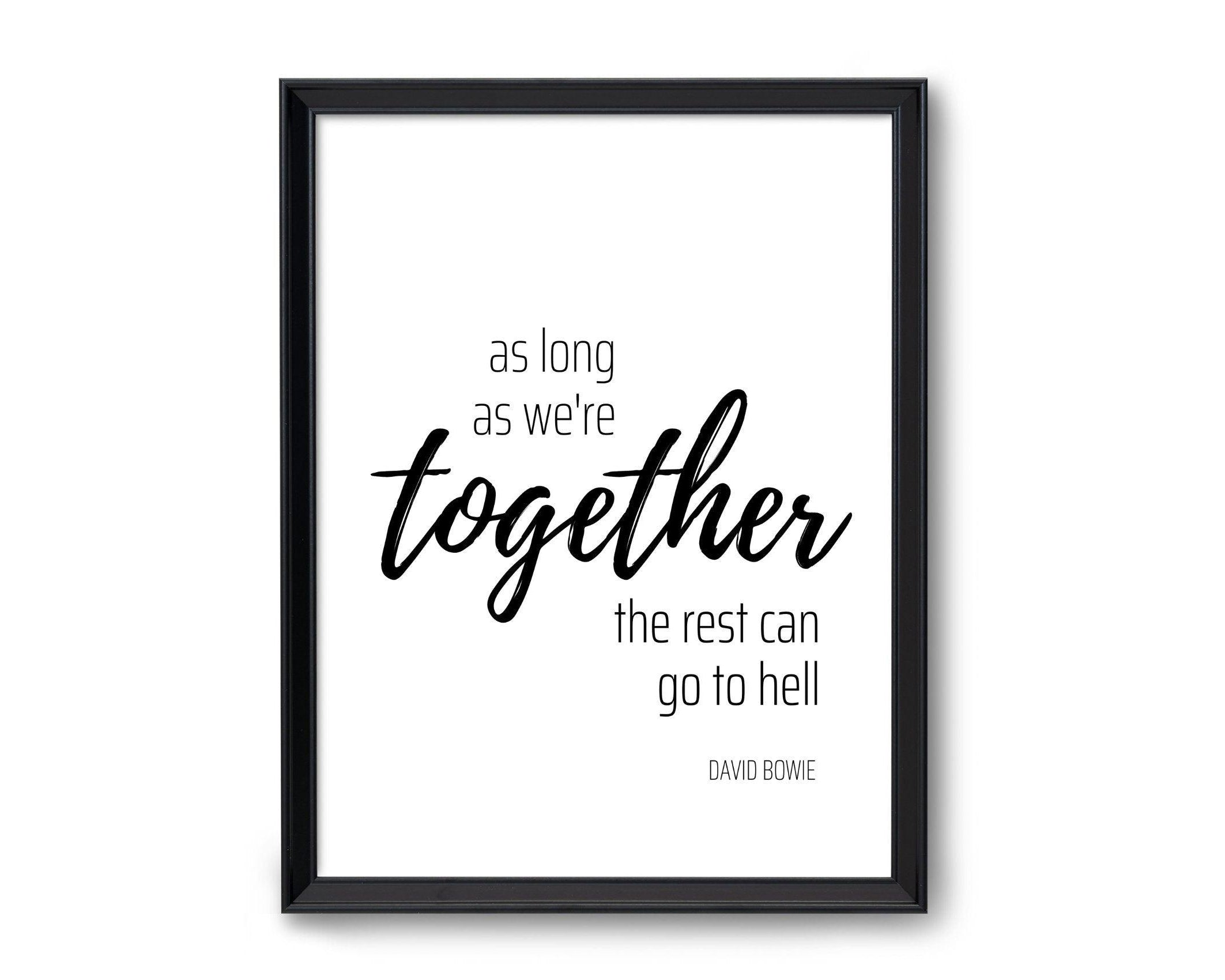 Poster Songtext | David Bowie | Absolute Beginners - Roo's Gift Shop