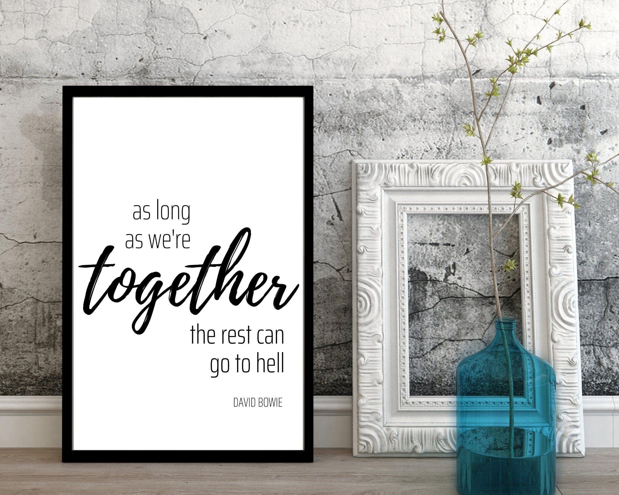 Poster Songtext | David Bowie | Absolute Beginners - Roo's Gift Shop