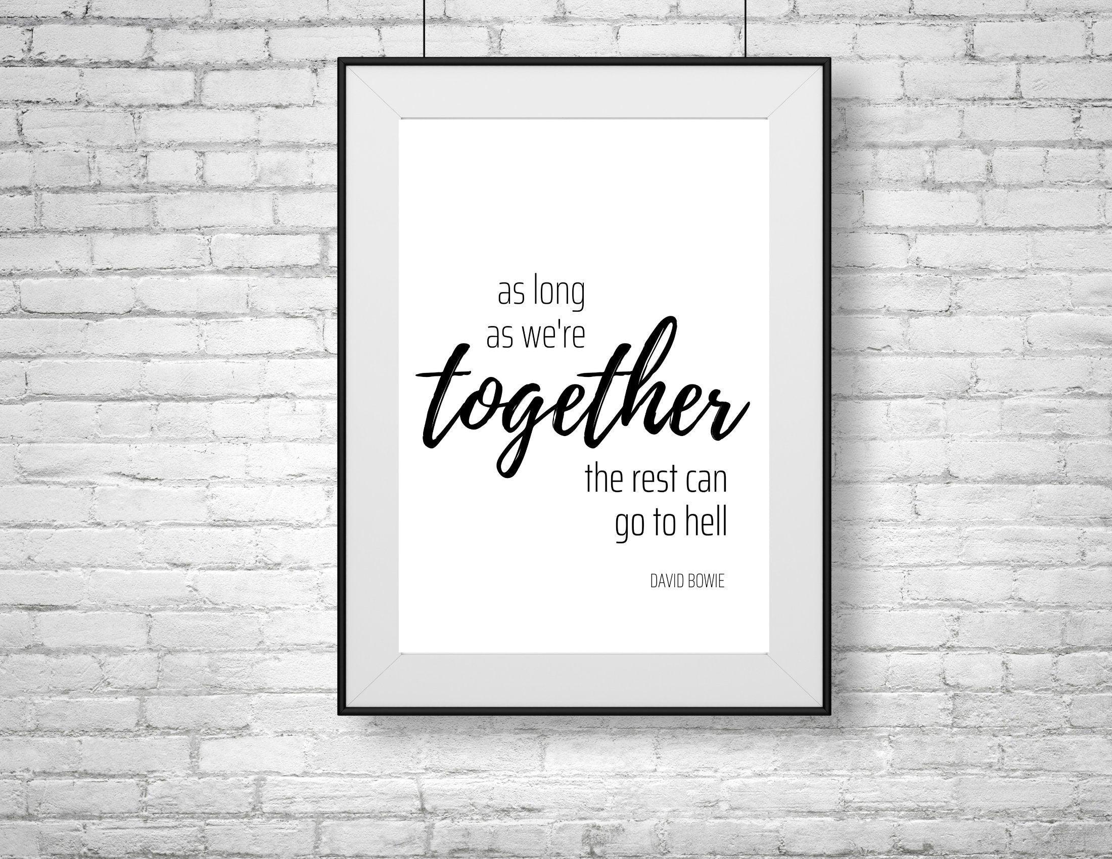 Poster Songtext | David Bowie | Absolute Beginners - Roo's Gift Shop