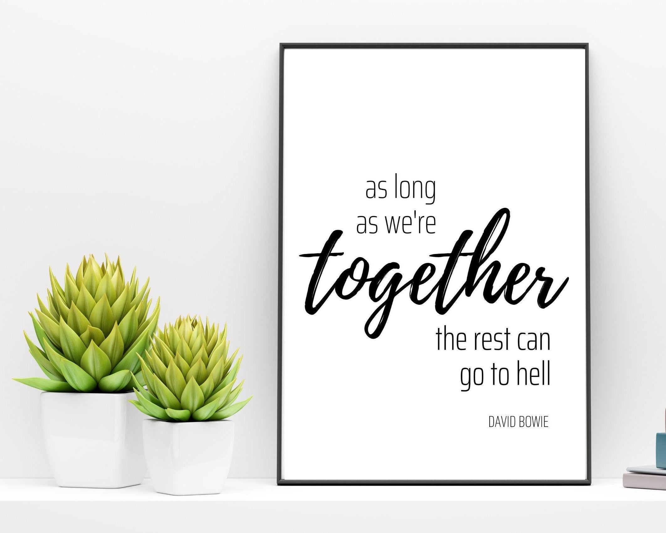 Poster Songtext | David Bowie | Absolute Beginners - Roo's Gift Shop