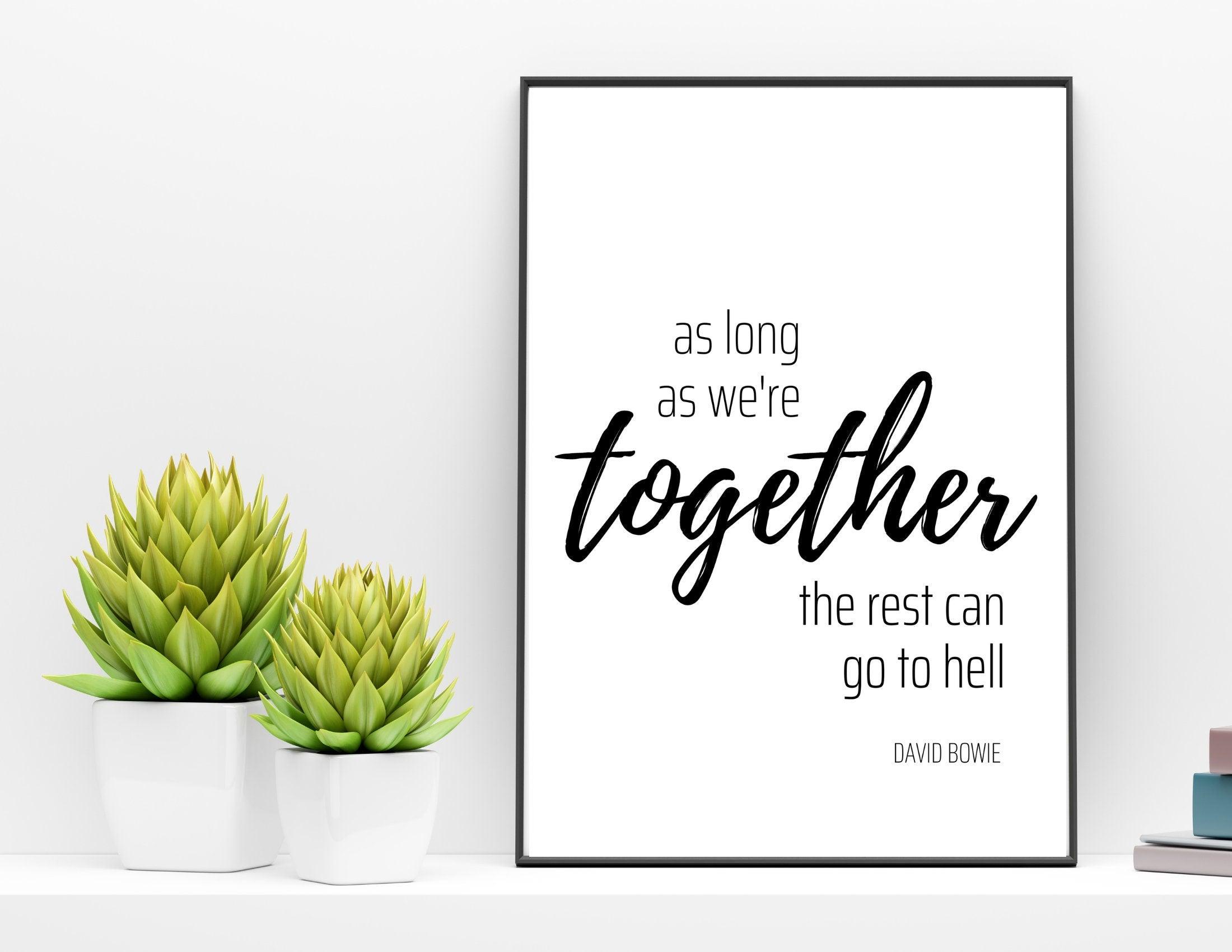 Poster Songtext | David Bowie | Absolute Beginners - Roo's Gift Shop