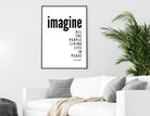 Poster Songtext | Imagine | John Lennon | Peace - Roo's Gift Shop