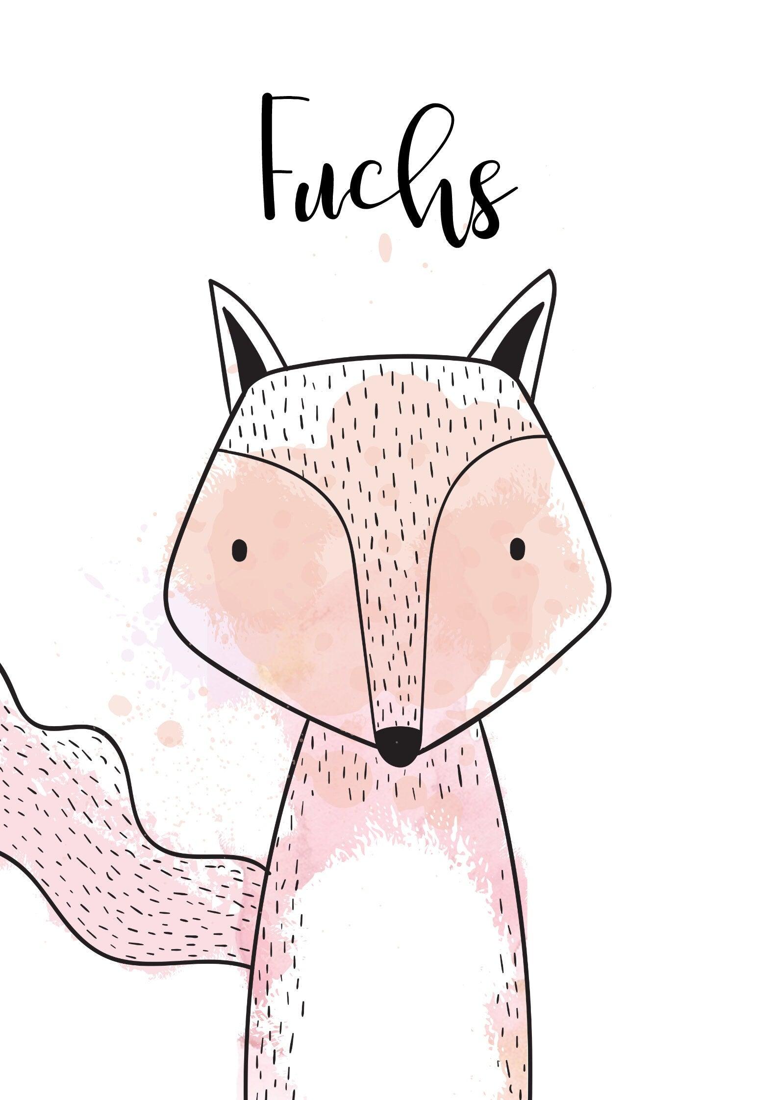 Poster zur Geburt | 2er-Set | Taufgeschenk | personalisiert - Roo's Gift Shop