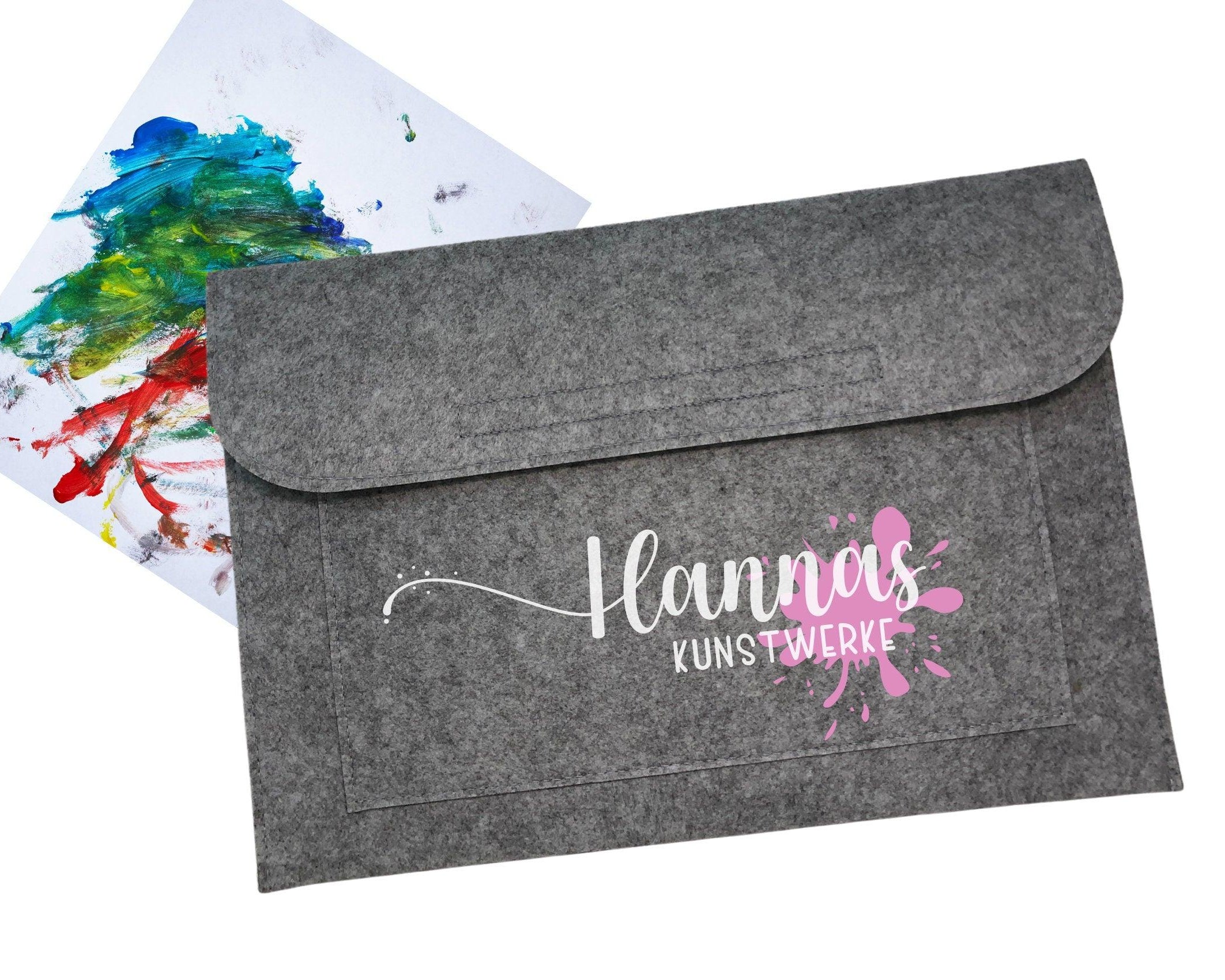 Sammelmappe | Filz | personalisiert - Roo's Gift Shop