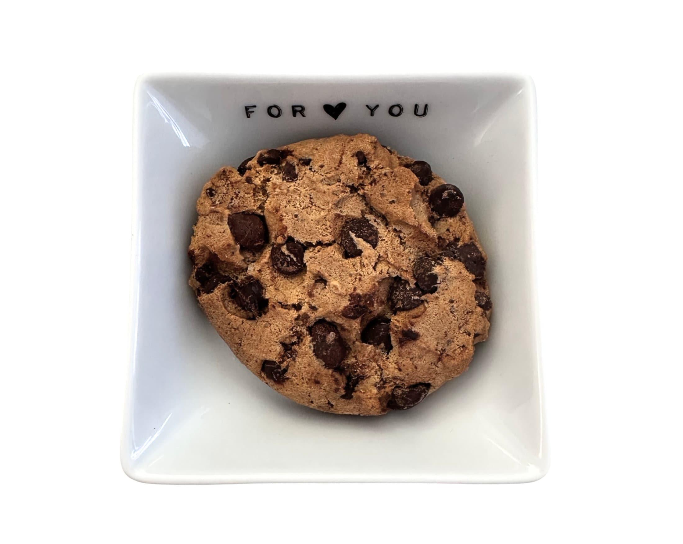 Schälchen aus weißem Porzellan | viereckig | For You - Roo's Gift Shop