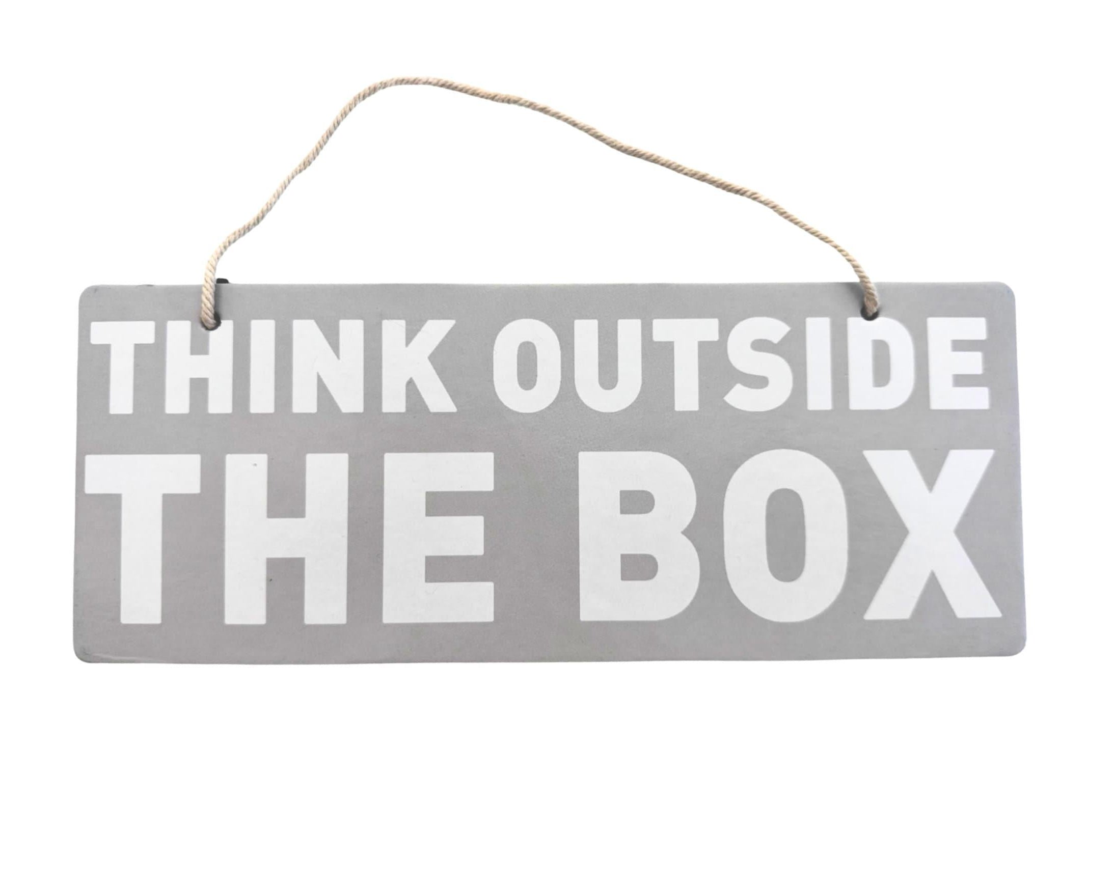 Schild aus Pappe | hellgrau - Roo's Gift Shop