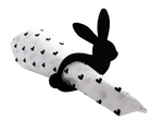Schwarzer Serviettenring aus Holz | Hase | Skandi Style | Oster Deko - Roo's Gift Shop