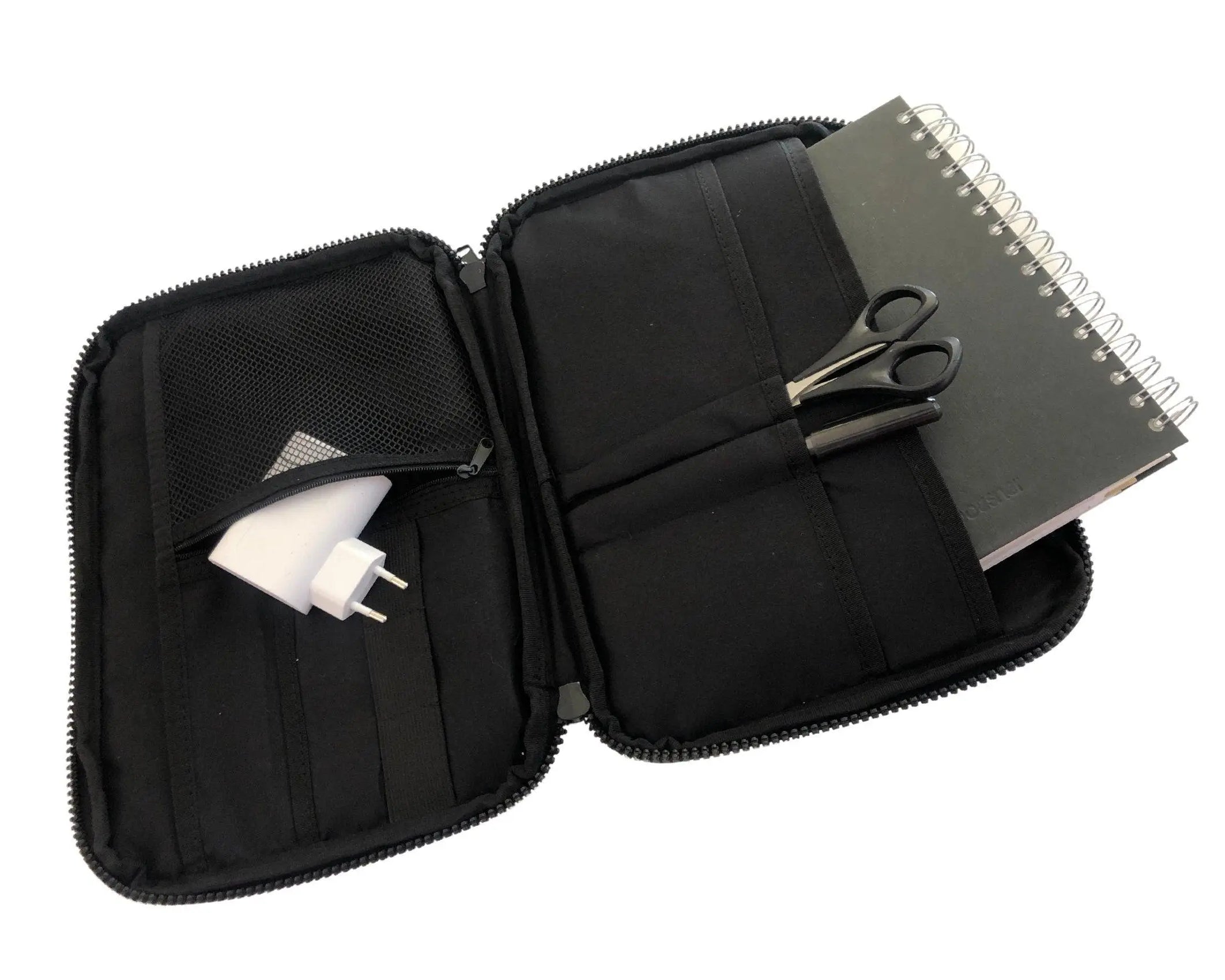 Schwarzer Tech Organizer | Tasche Tablet 11' | personalisierbar - Roo's Gift Shop