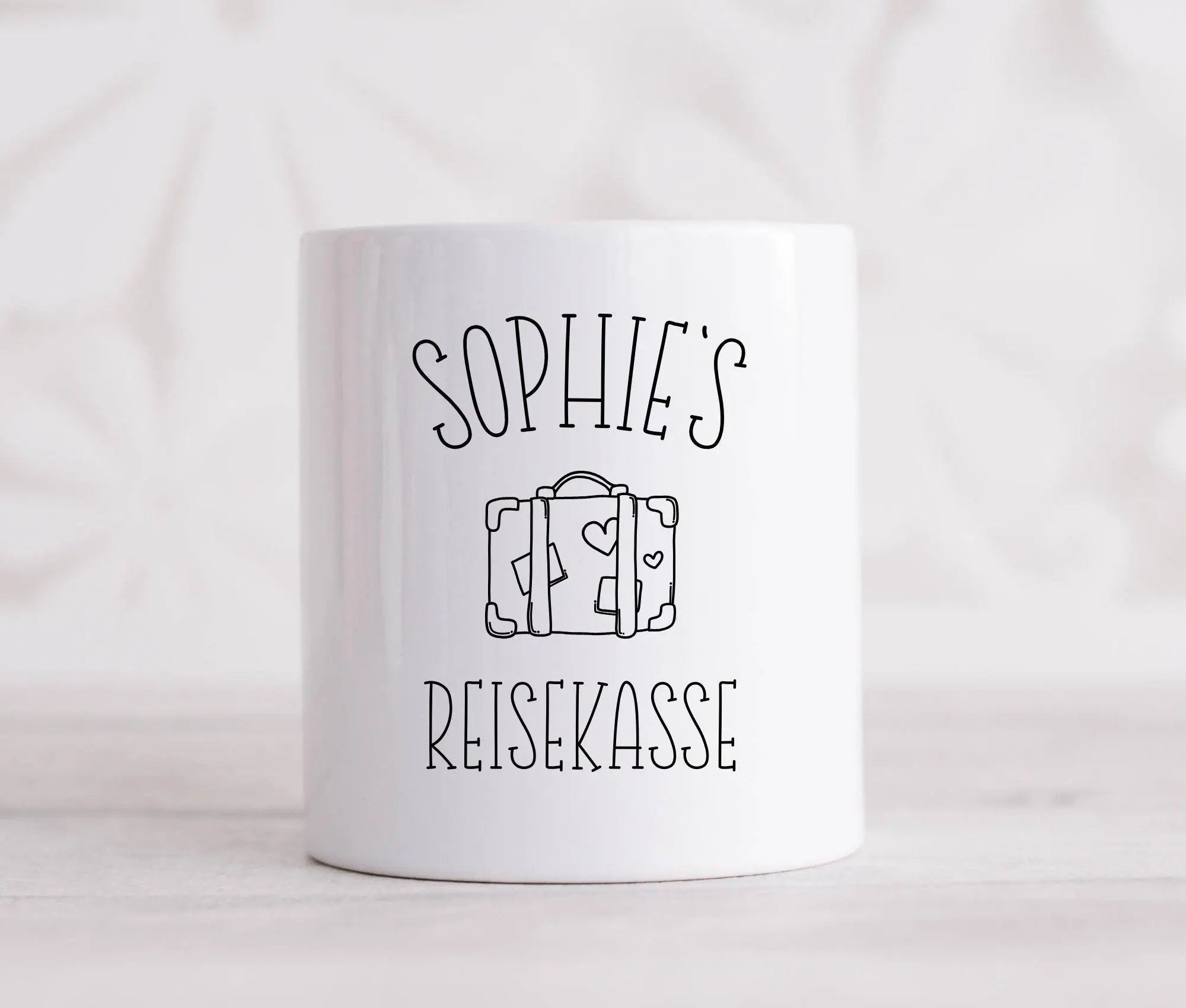 Spardose | personalisiert | Honeymoon Weltreise Backpacker - Roo's Gift Shop