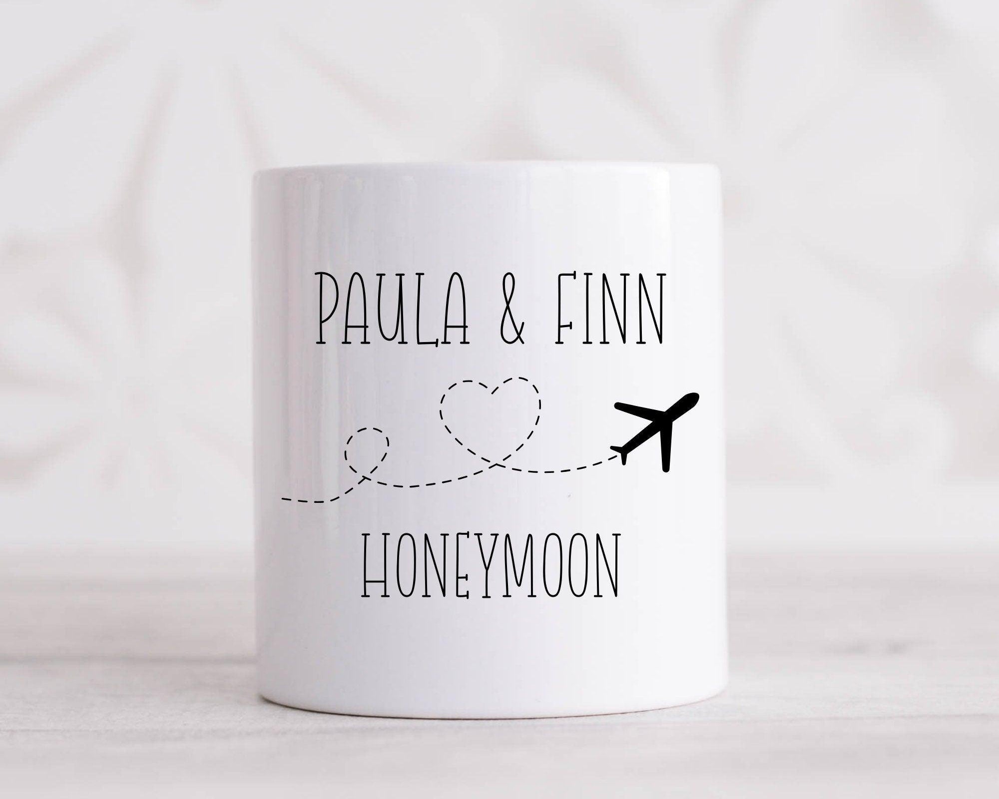 Spardose | personalisiert | Honeymoon Weltreise Backpacker - Roo's Gift Shop