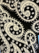 Stern | Papier | Weihnachtsdeko | Fensterdeko | schwarz silber Glitzer - Roo's Gift Shop