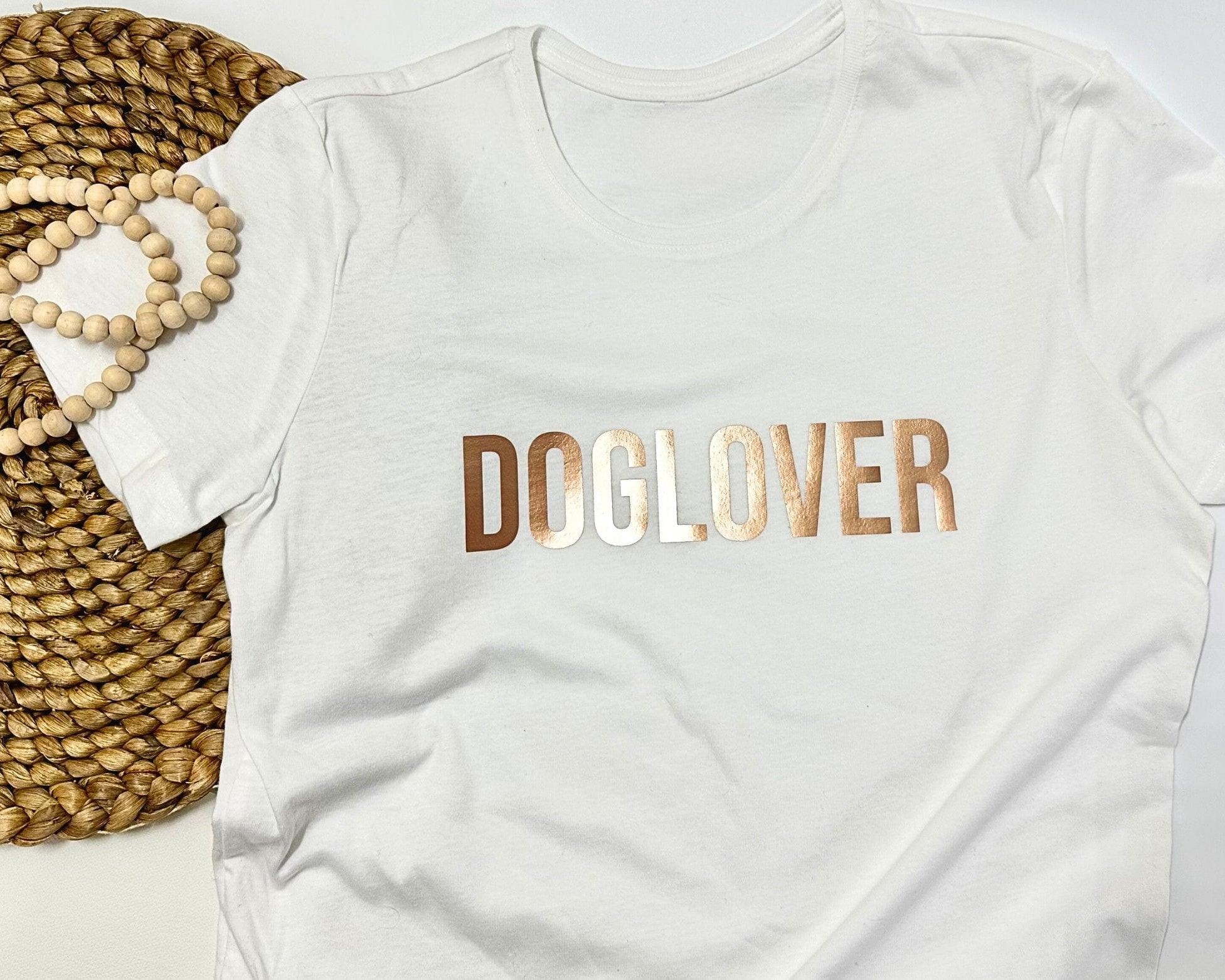 T-Shirt | Doglover | in weiß oder schwarz - Roo's Gift Shop
