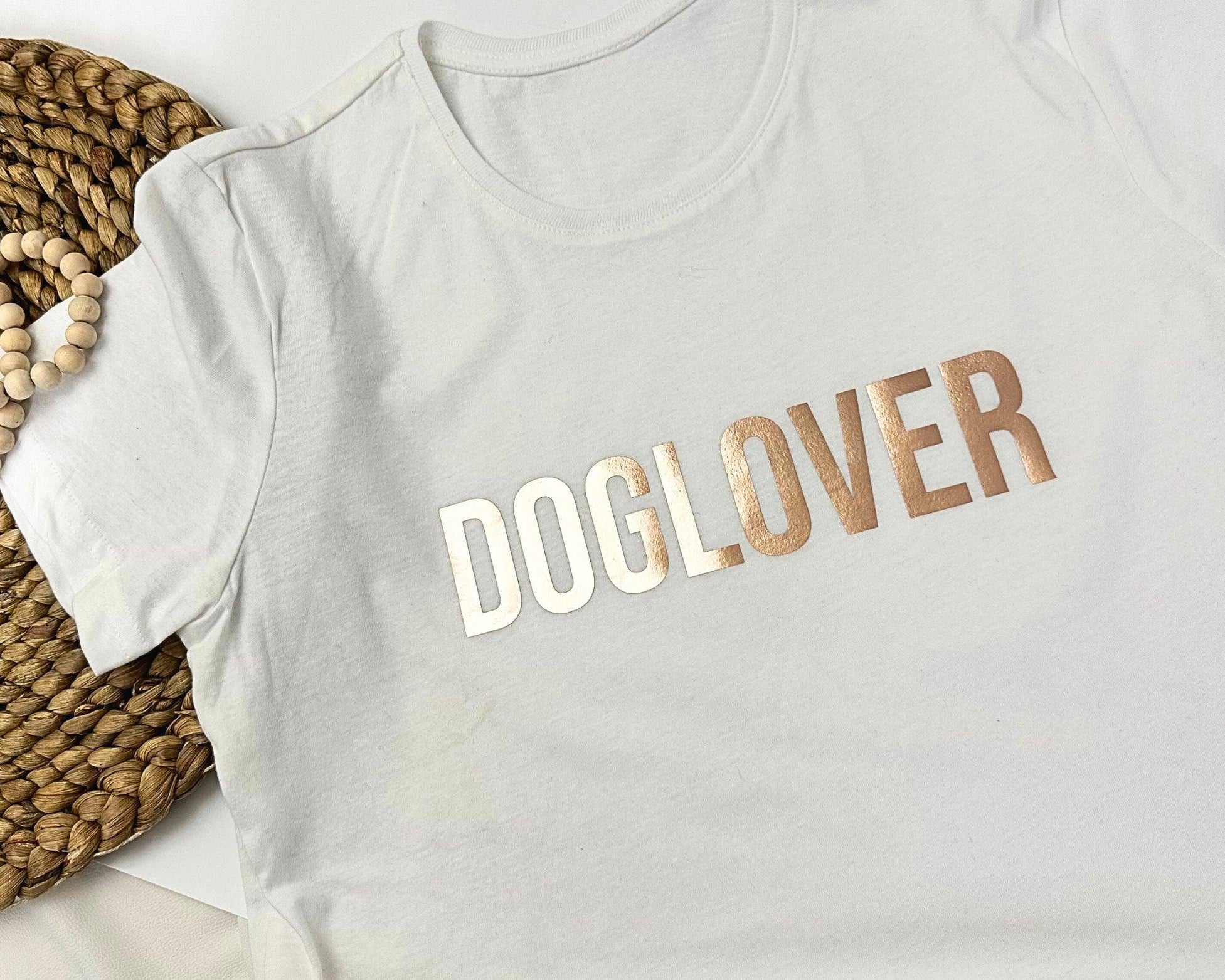 T-Shirt | Doglover | in weiß oder schwarz - Roo's Gift Shop