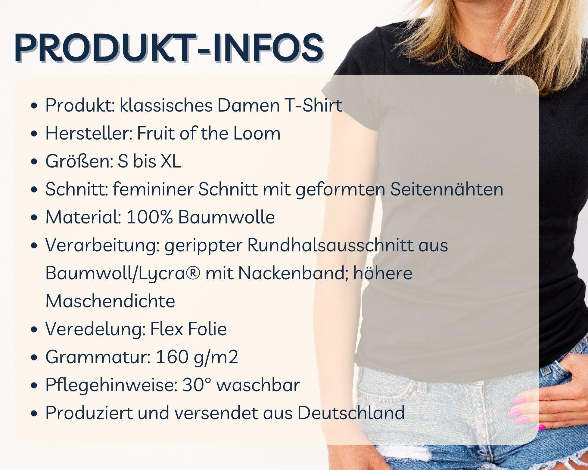 T-Shirt | Fashion Ikonen Mode | in schwarz - Roo's Gift Shop