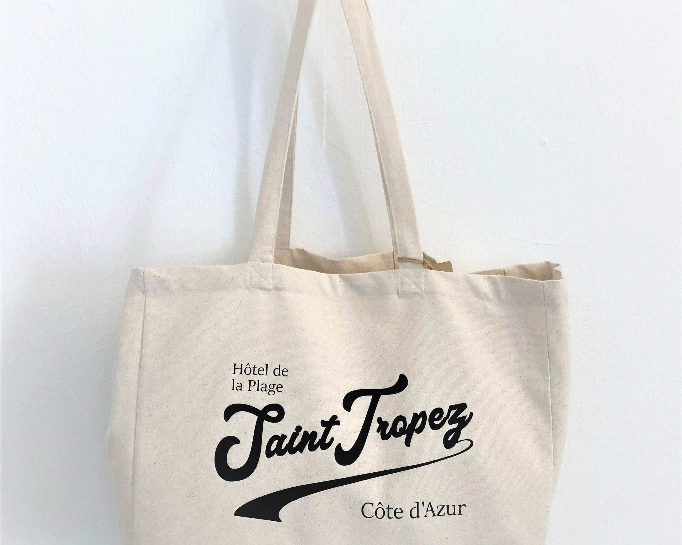 Tasche aus Canvas | Saint Tropez | Shopper | Strandtasche - Roo's Gift Shop