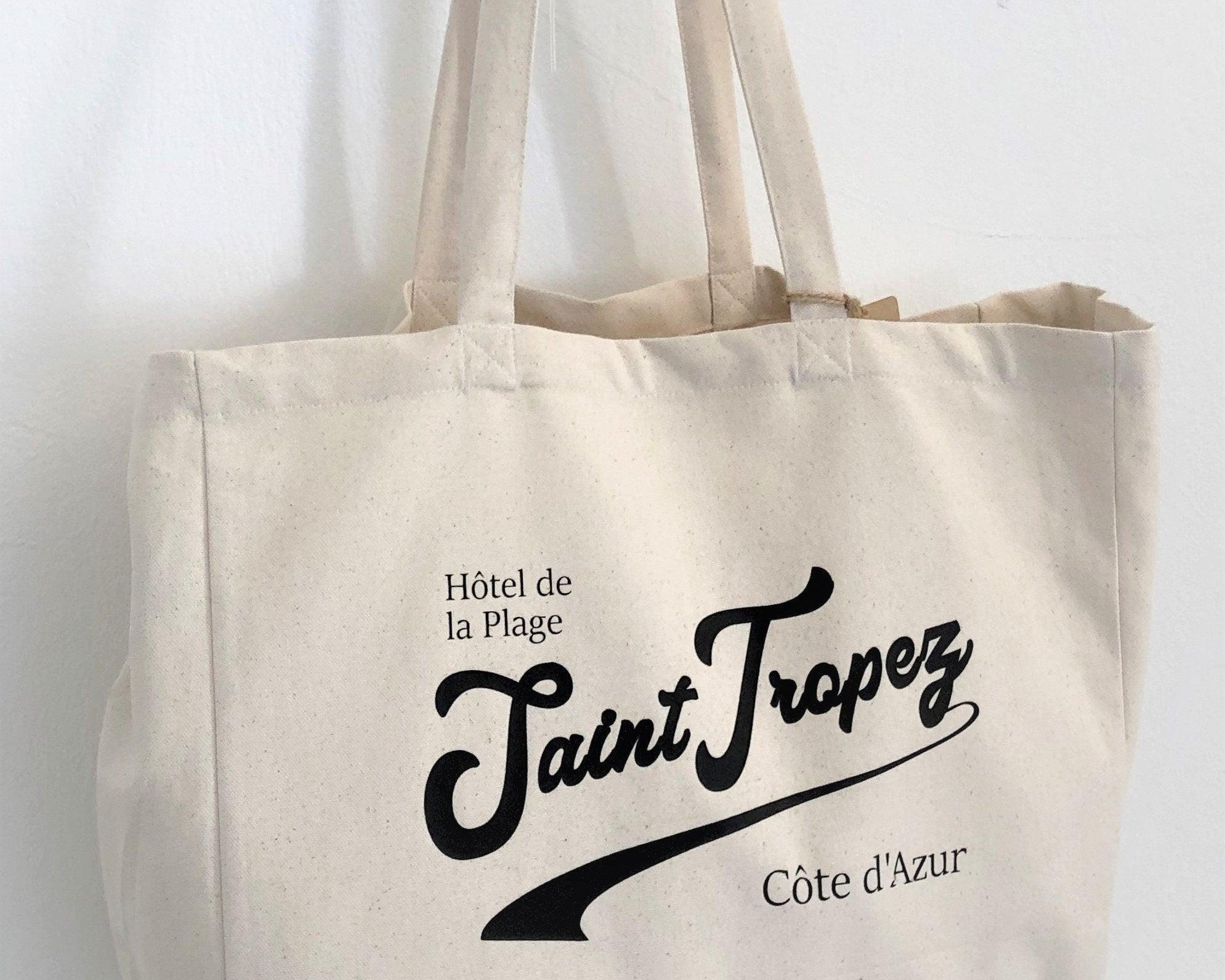 Tasche aus Canvas | Saint Tropez | Shopper | Strandtasche - Roo's Gift Shop