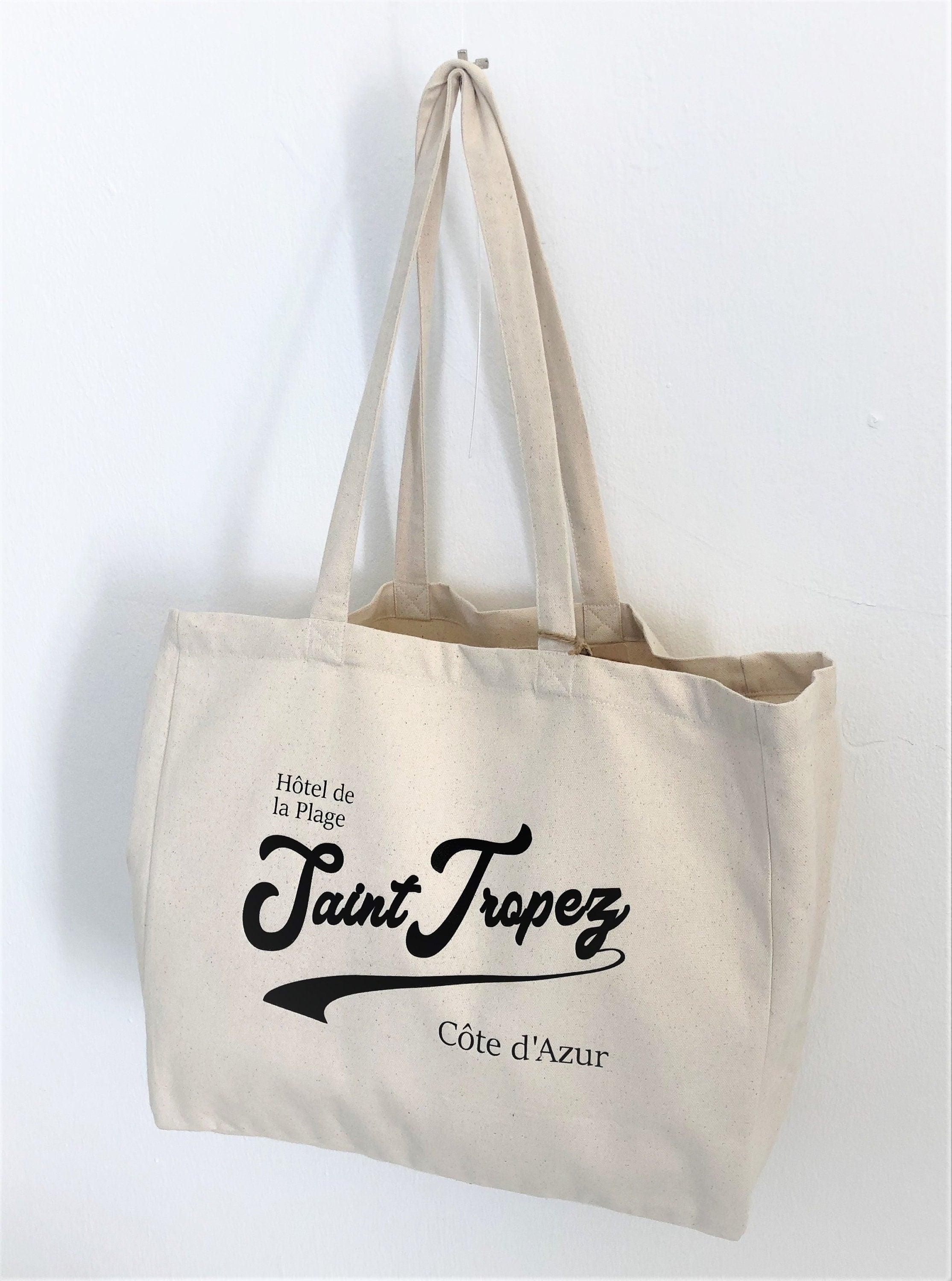 Tasche aus Canvas | Saint Tropez | Shopper | Strandtasche - Roo's Gift Shop