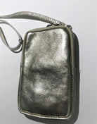 Tasche Handy | Echt Leder | Handytasche | gold - Roo's Gift Shop