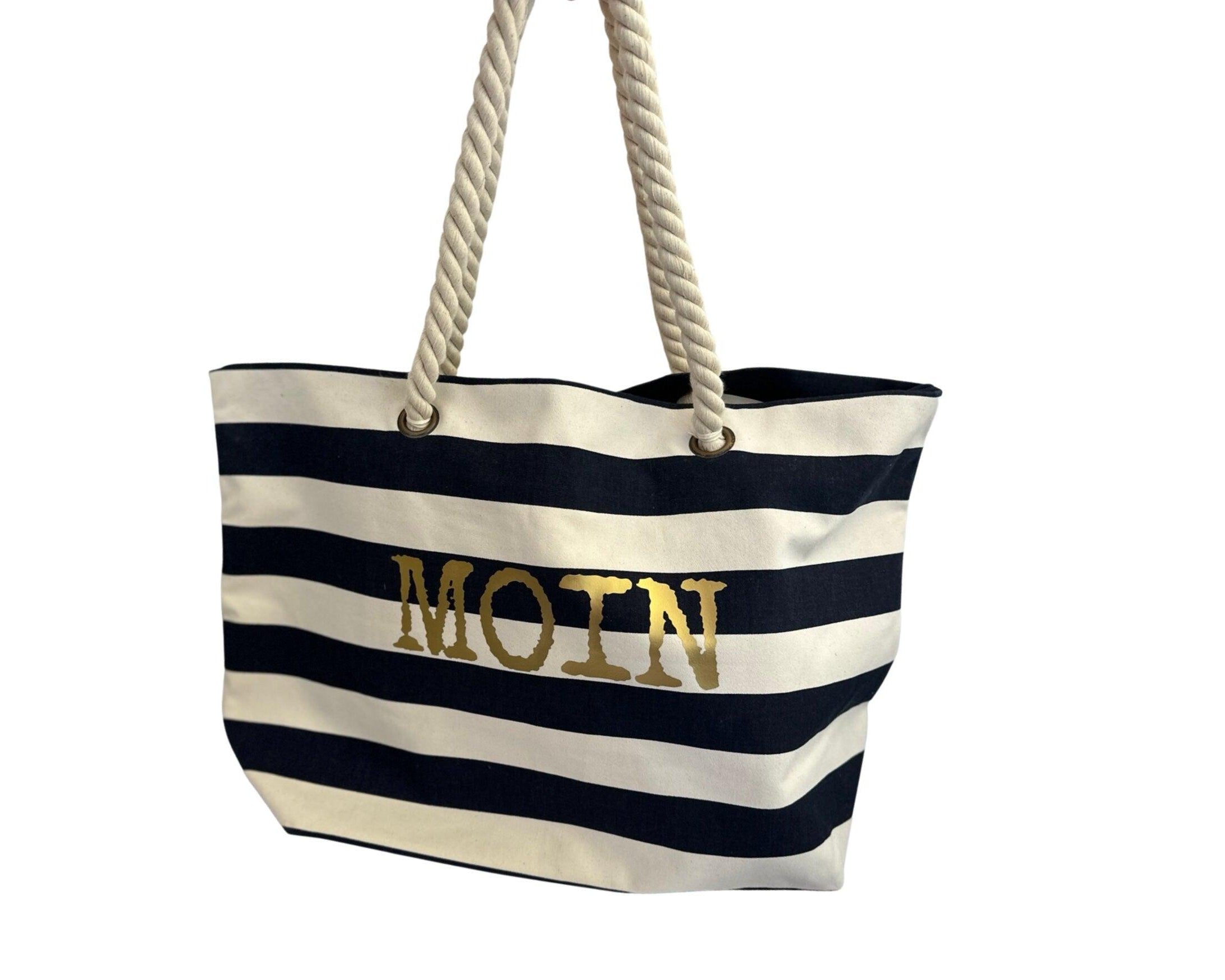 Tasche MOIN | Strandtasche | Shopper gestreift - Roo's Gift Shop