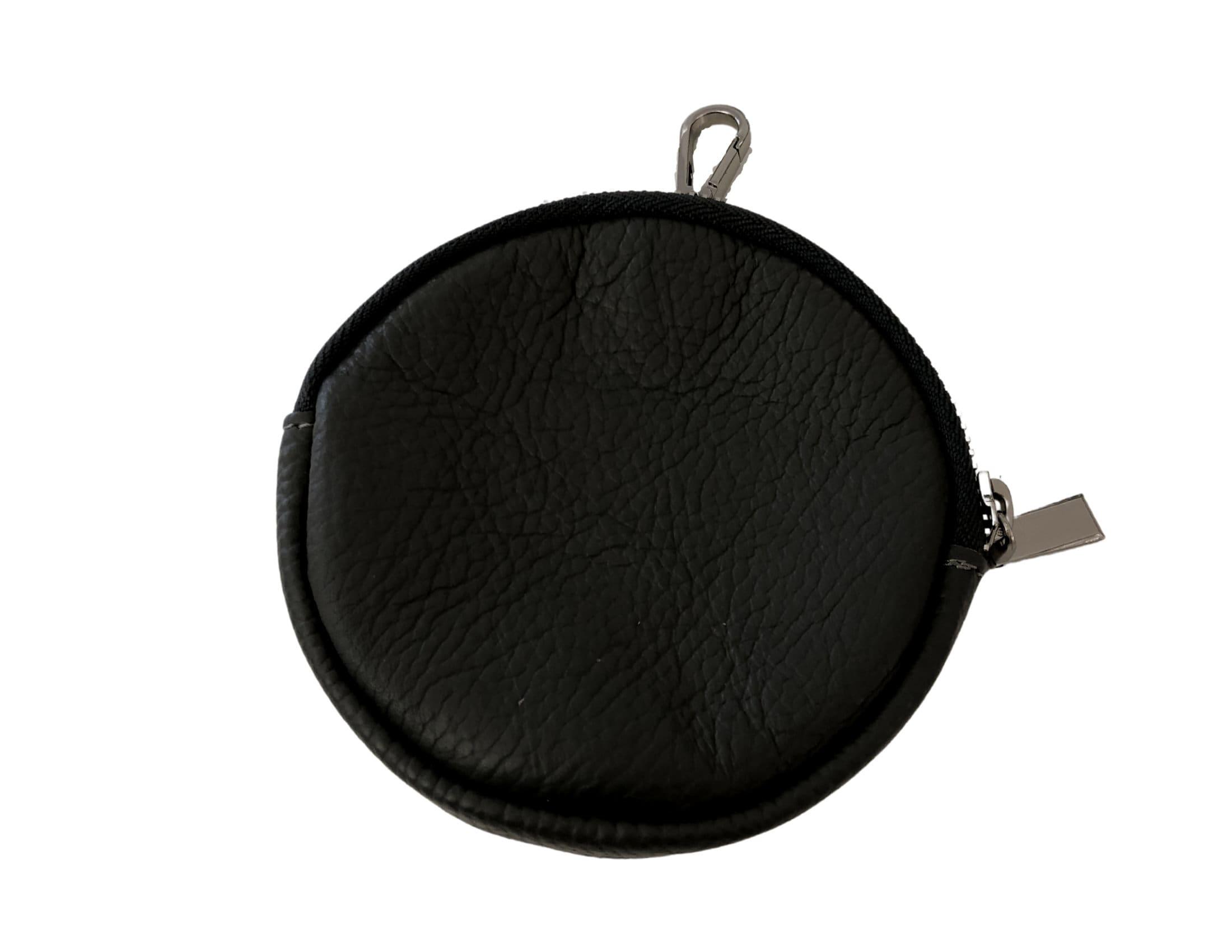 Tasche | rund | Echt Leder | verschiedene Farben - Roo's Gift Shop