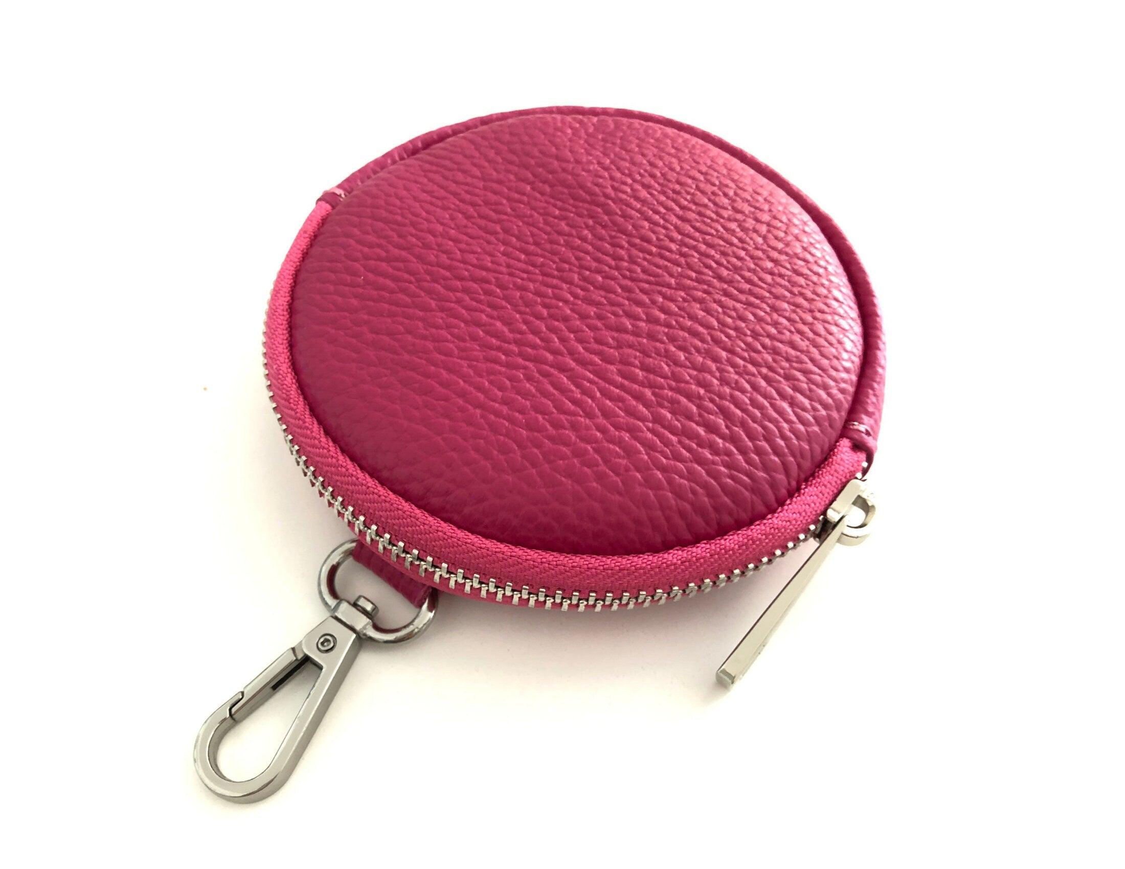 Tasche | rund | Echt Leder | verschiedene Farben - Roo's Gift Shop