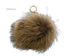 Taschenanhänger | Fell Bommel | Echtpelz - Roo's Gift Shop
