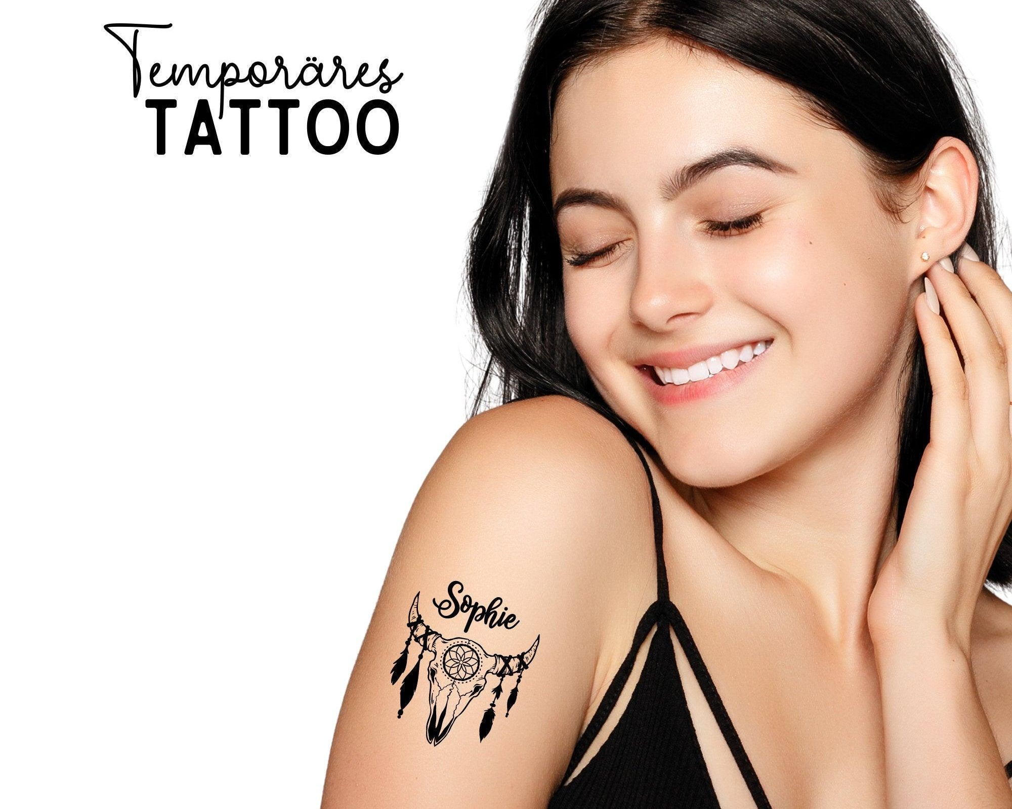Tattoo | Boho | personalisiert | temporär | 3er Set - Roo's Gift Shop