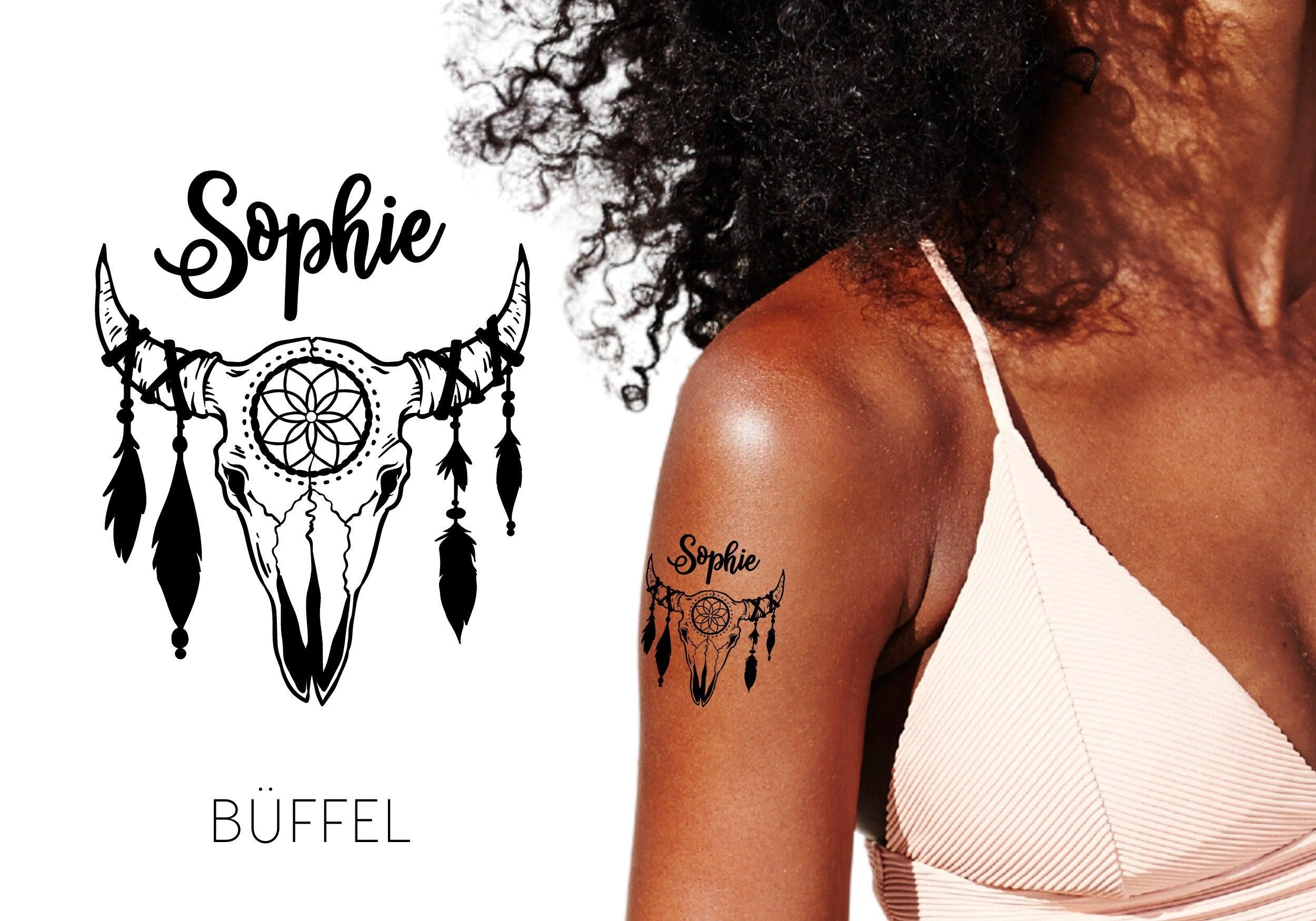 Tattoo | Boho | personalisiert | temporär | 3er Set - Roo's Gift Shop
