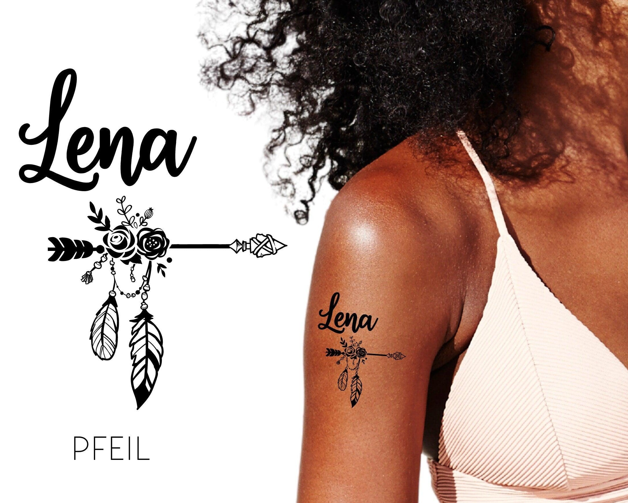 Tattoo | Boho | personalisiert | temporär | 3er Set - Roo's Gift Shop