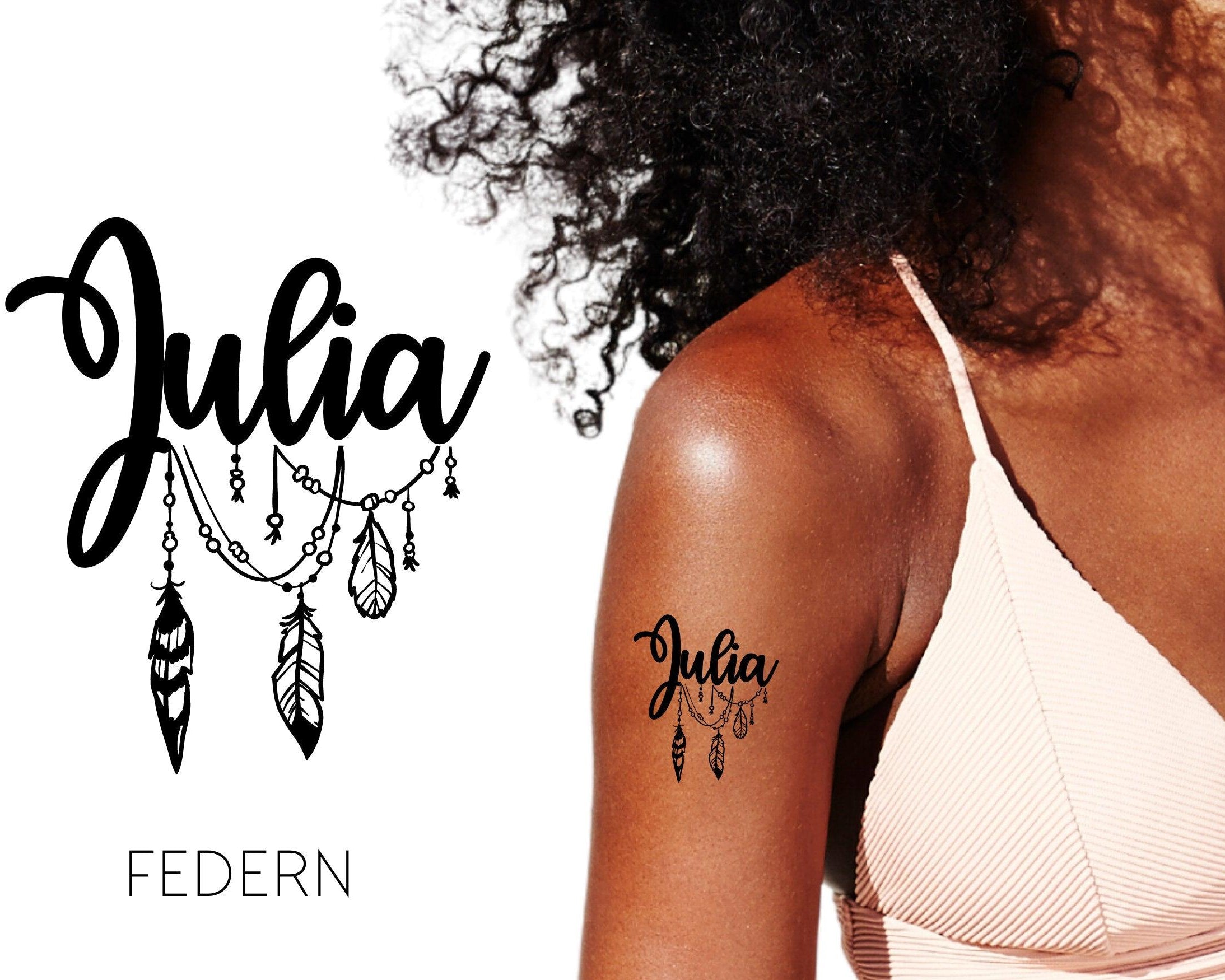 Tattoo | Boho | personalisiert | temporär | 3er Set - Roo's Gift Shop