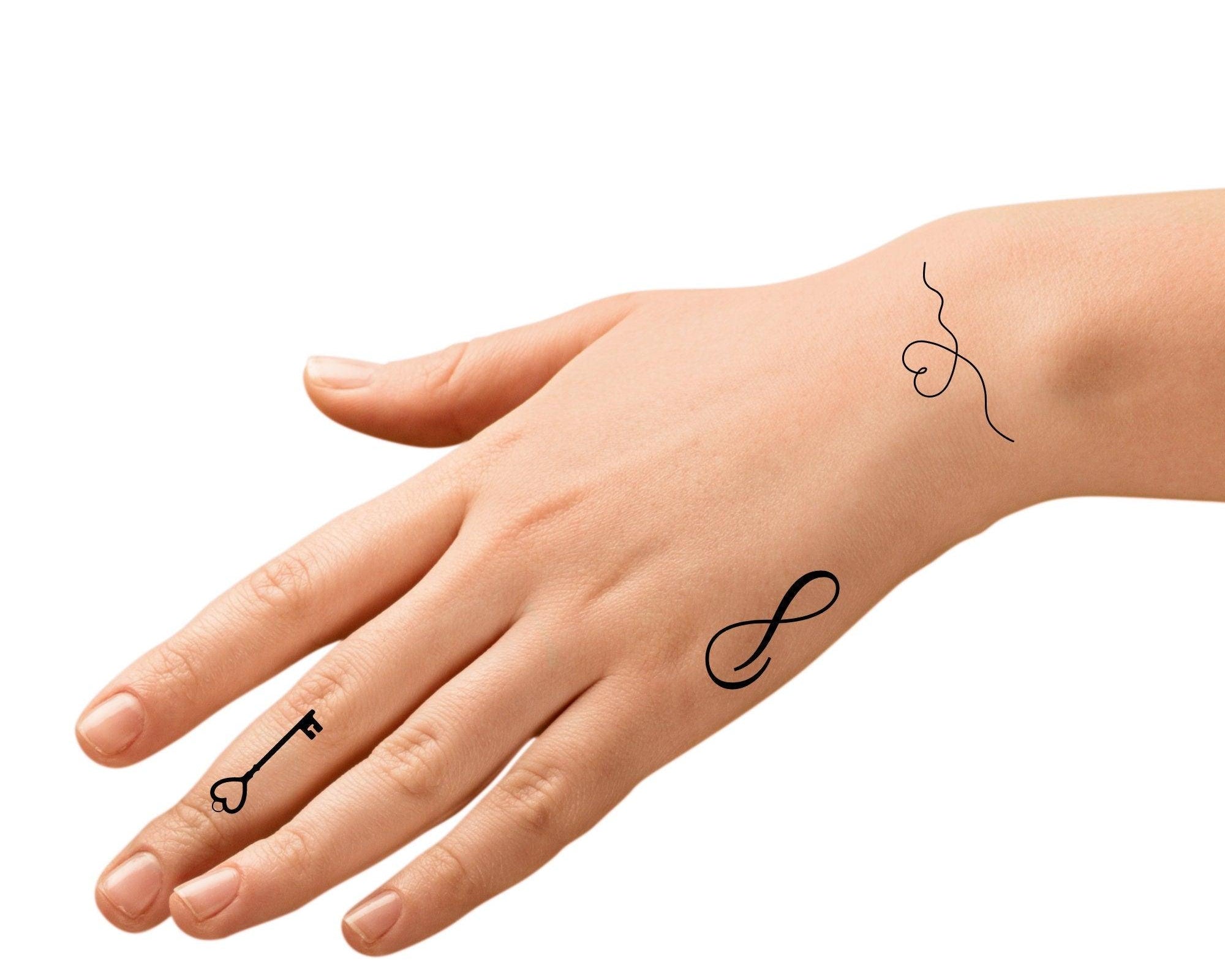 Tattoo | Herz, Love, Infinity | temporär | Set - Roo's Gift Shop