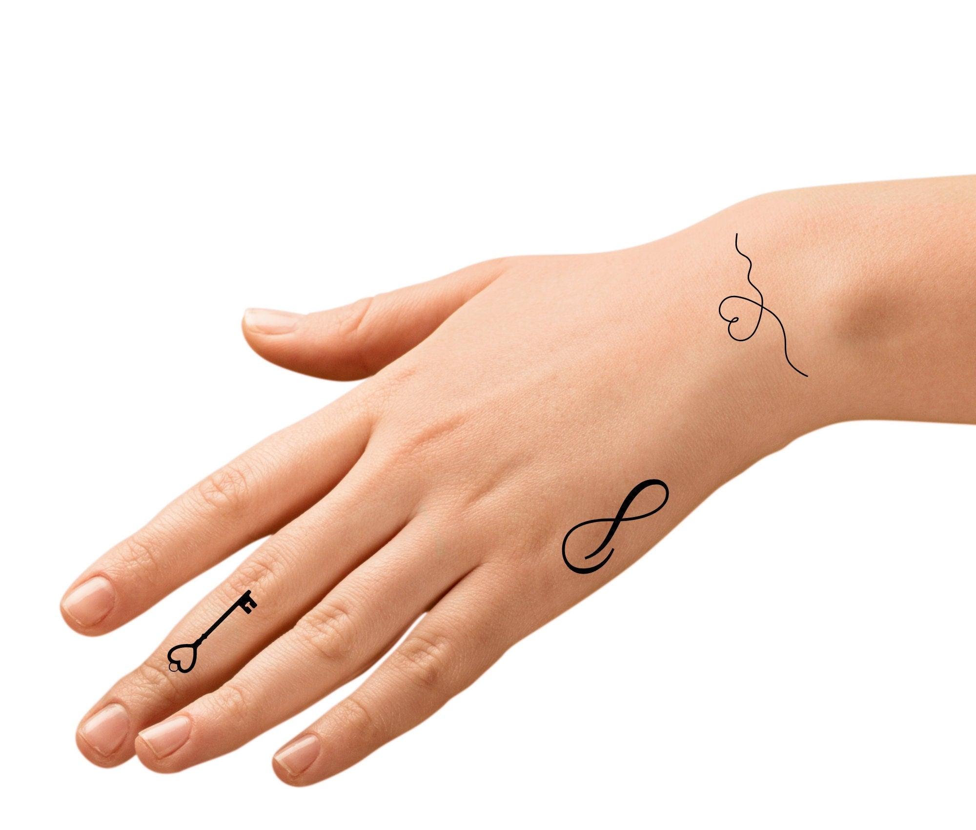 Tattoo | Herz, Love, Infinity | temporär | Set - Roo's Gift Shop