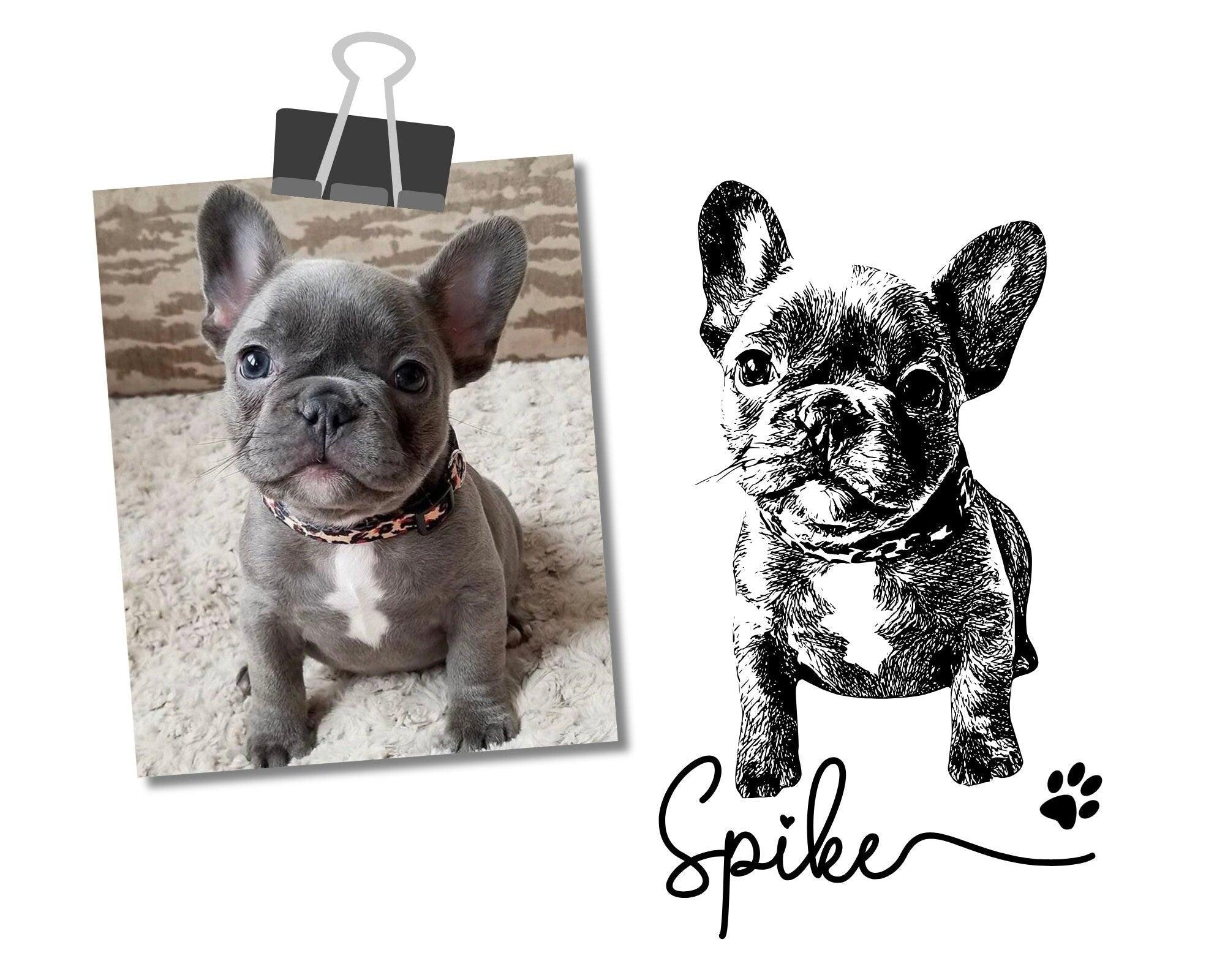 Tattoo | Hund | temporäres Tattoo mit Namen | 3er Set - Roo's Gift Shop