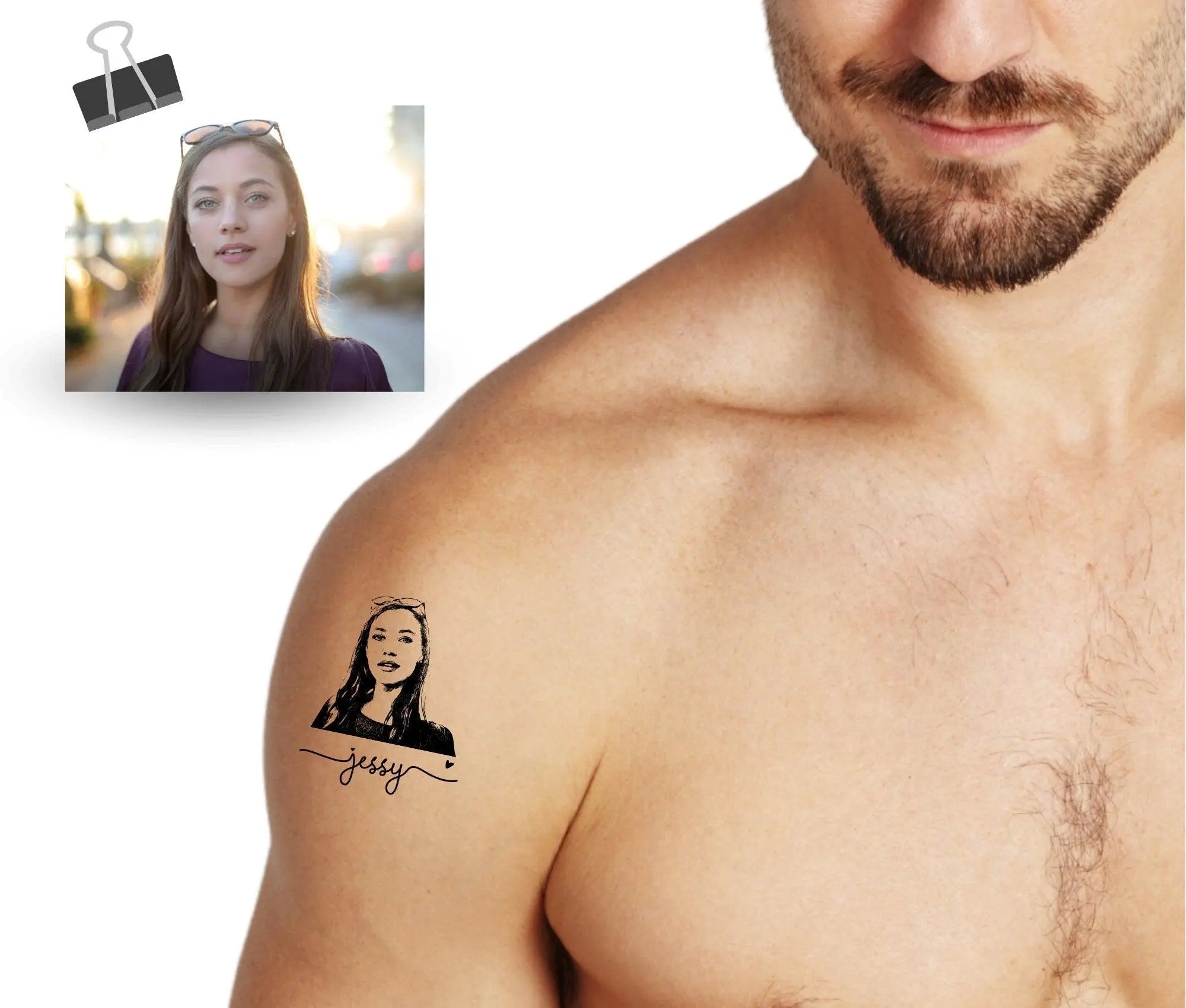 Tattoo | JGA | temporäres Tattoo mit Namen | 3er Set - Roo's Gift Shop