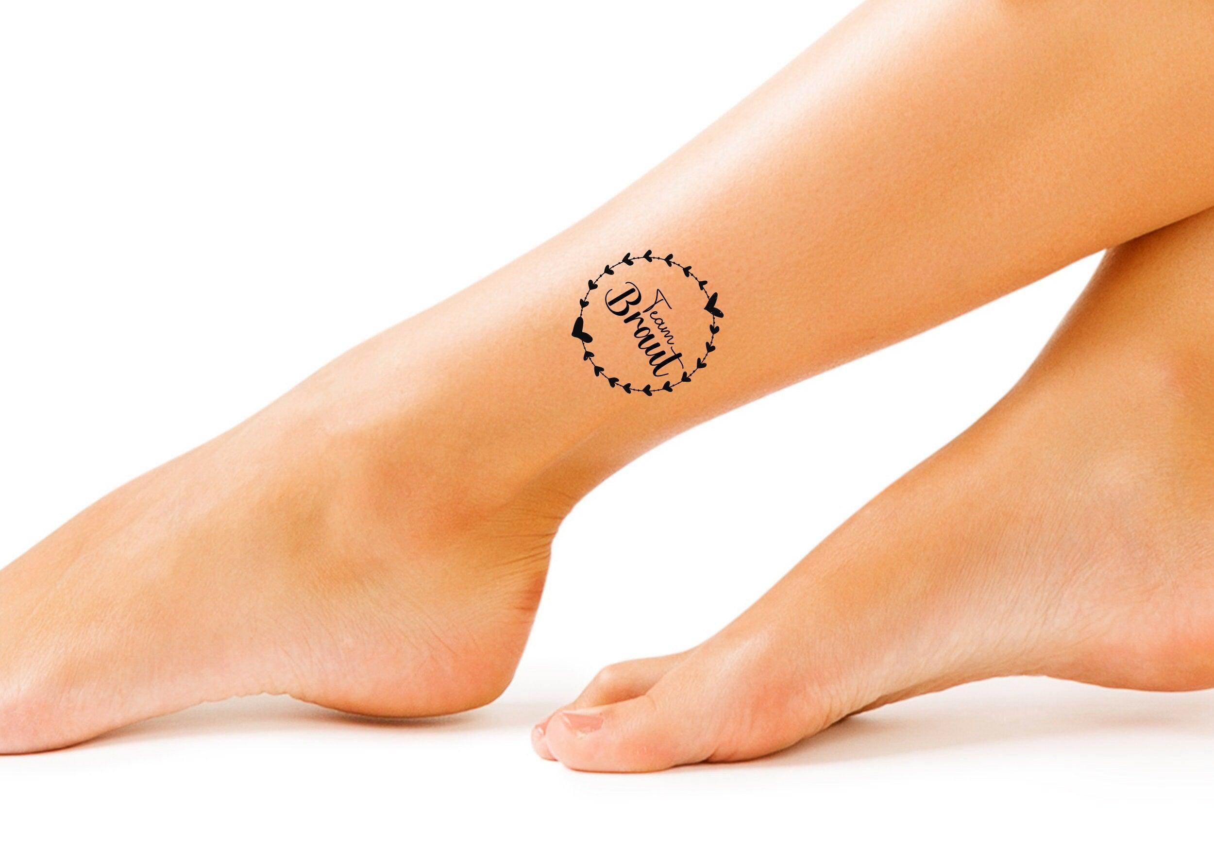 Tattoo | personalisiert | temporär | JGA Team Braut - Roo's Gift Shop
