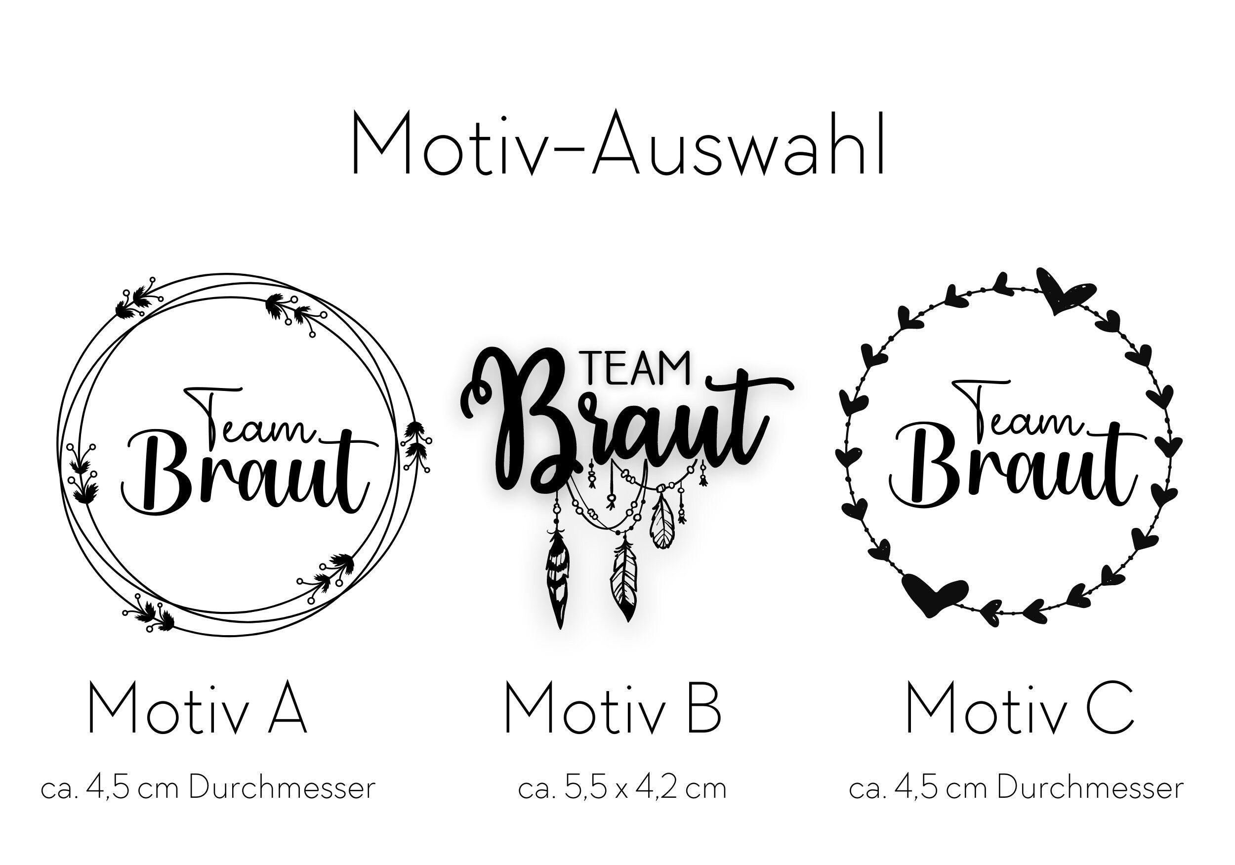Tattoo | personalisiert | temporär | JGA Team Braut - Roo's Gift Shop