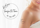 Tattoo | temporäres Hochzeits-Tattoo | JGA | personalisiert - Roo's Gift Shop