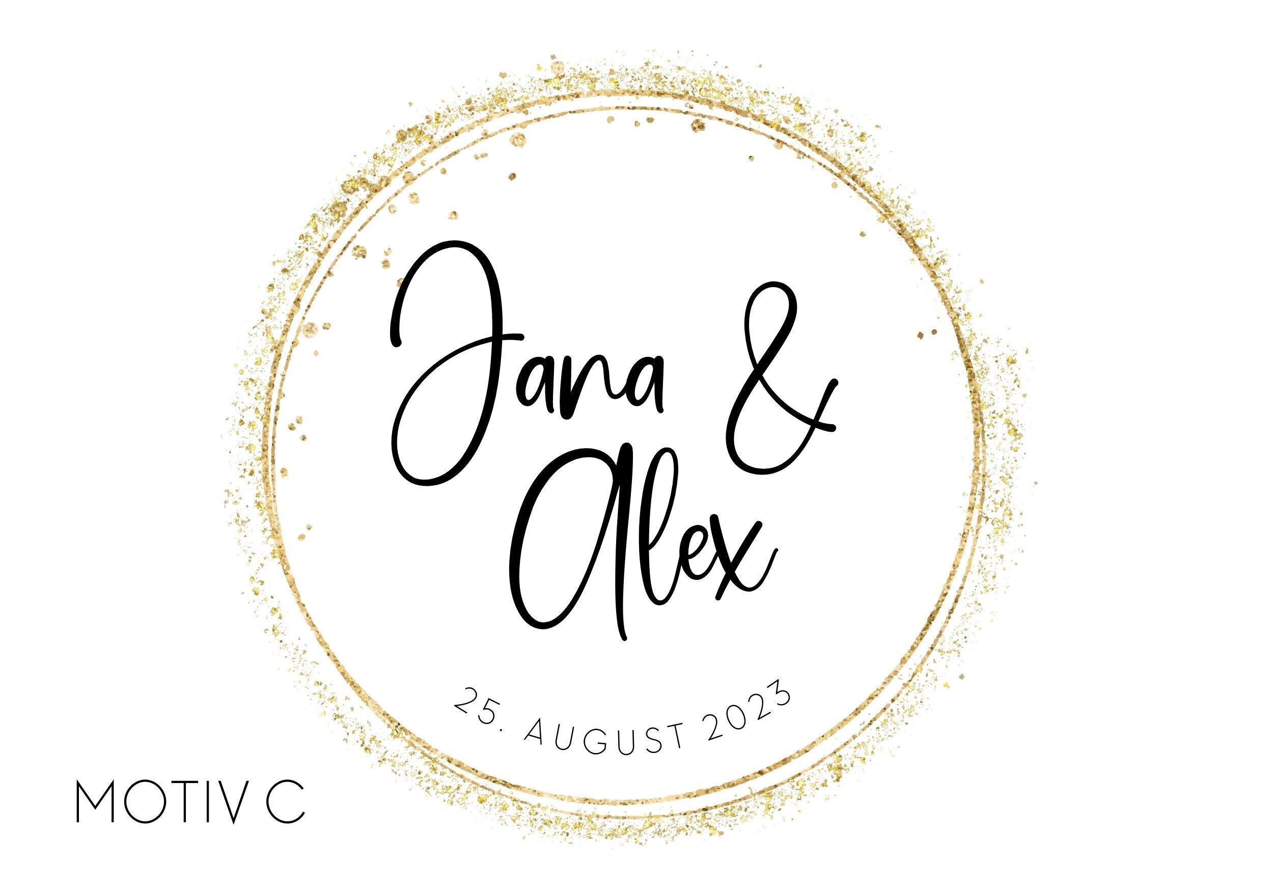 Tattoo | temporäres Hochzeits-Tattoo | JGA | personalisiert - Roo's Gift Shop