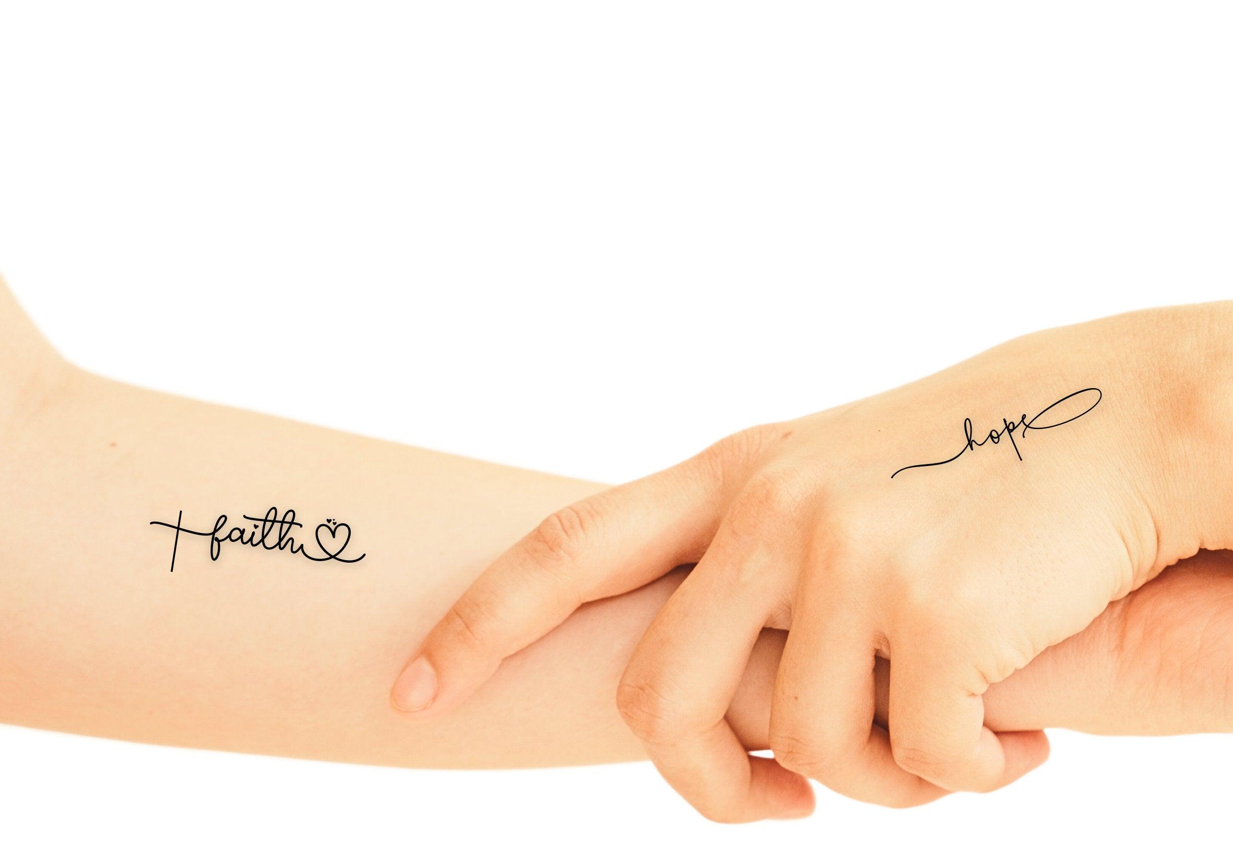 Temporäre Tattoos | Glaubenssätze | 13 Stück pro Set - Roo's Gift Shop