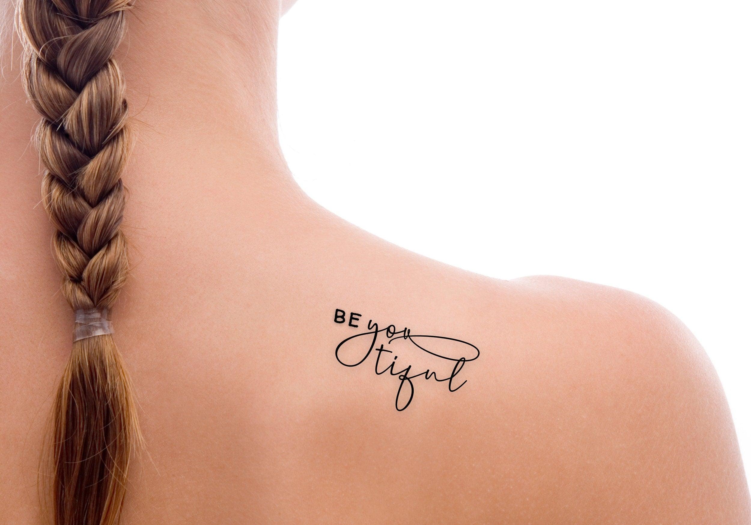 Temporäre Tattoos | Glaubenssätze | 13 Stück pro Set - Roo's Gift Shop