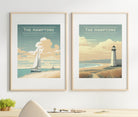 The Hamptons | Poster Serie Retro Travel Poster | Digitaler Download | Set mit 2 Motiven - Roo's Gift Shop