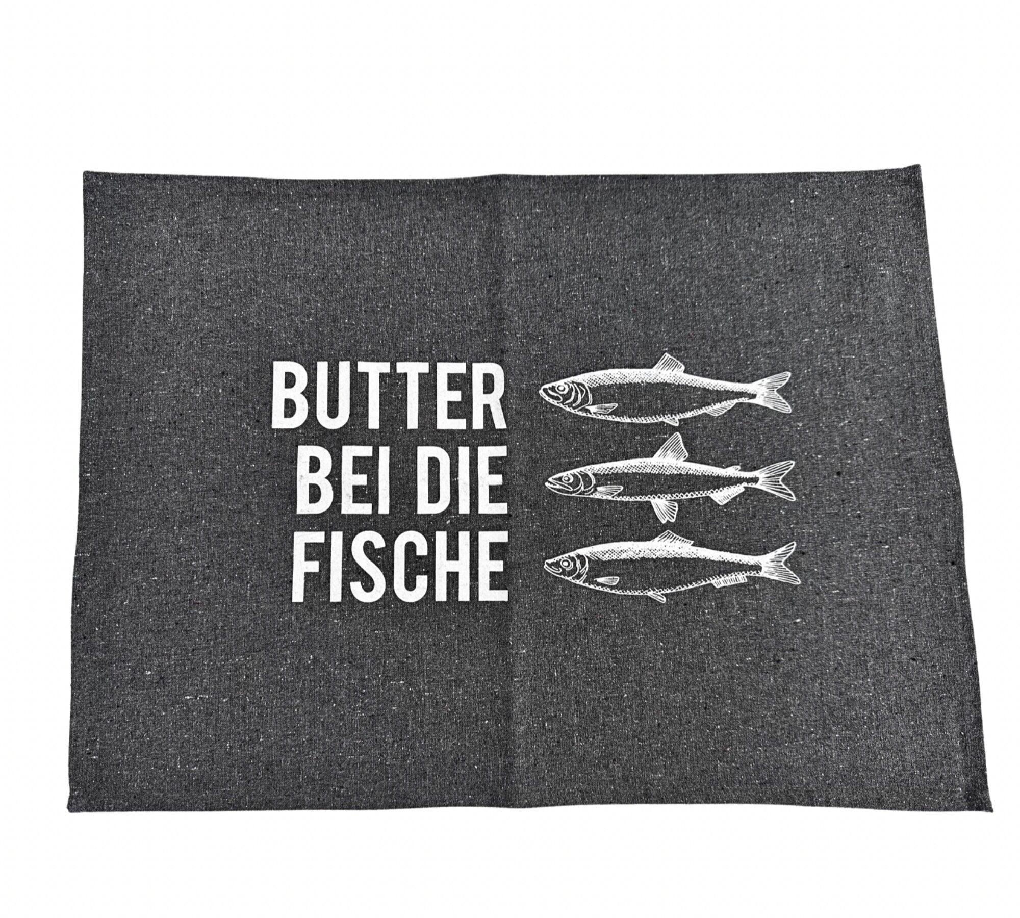 Tisch-Sets | maritim | Butter bei die Fische | Moin | Seepferd - Roo's Gift Shop