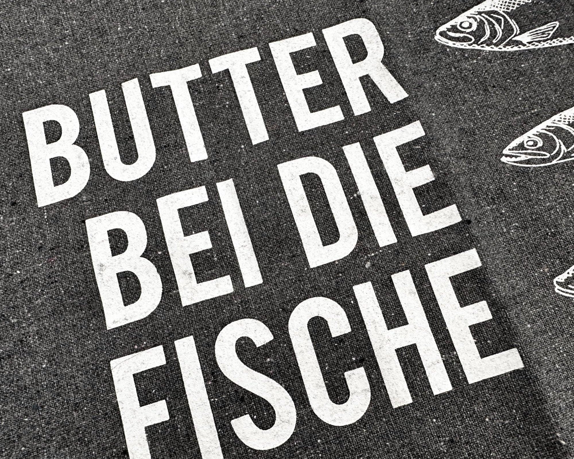 Tisch-Sets | maritim | Butter bei die Fische | Moin | Seepferd - Roo's Gift Shop