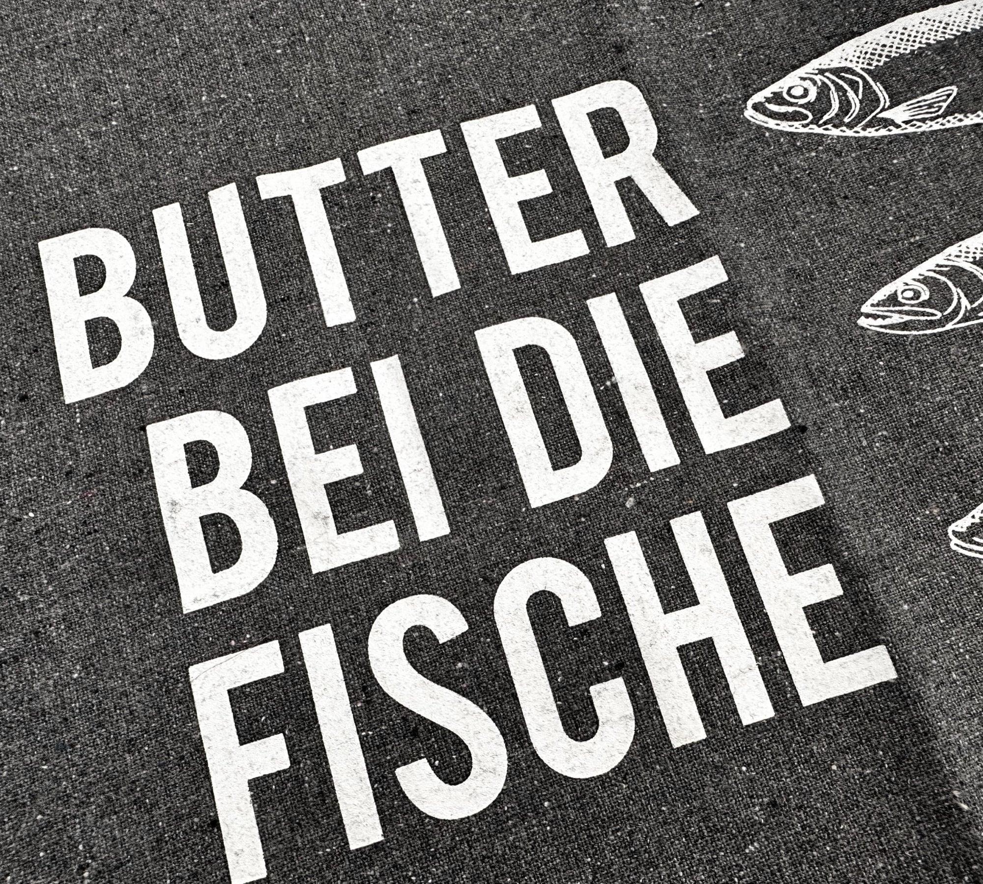 Tisch-Sets | maritim | Butter bei die Fische | Moin | Seepferd - Roo's Gift Shop
