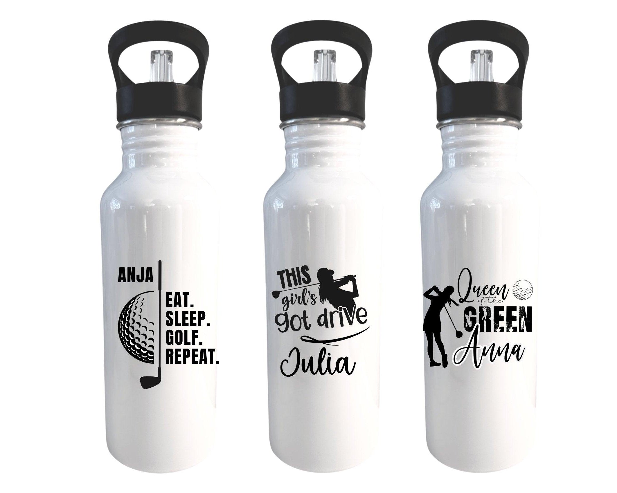 Trinkflasche | Personalisierte Flasche für Golfspieler - Roo's Gift Shop