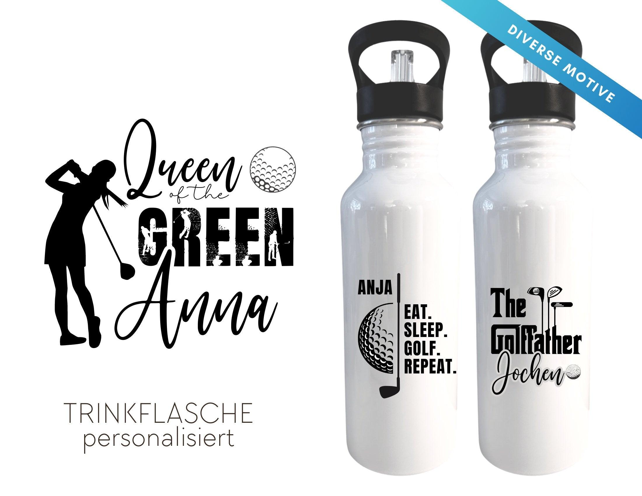 Trinkflasche | Personalisierte Flasche für Golfspieler - Roo's Gift Shop